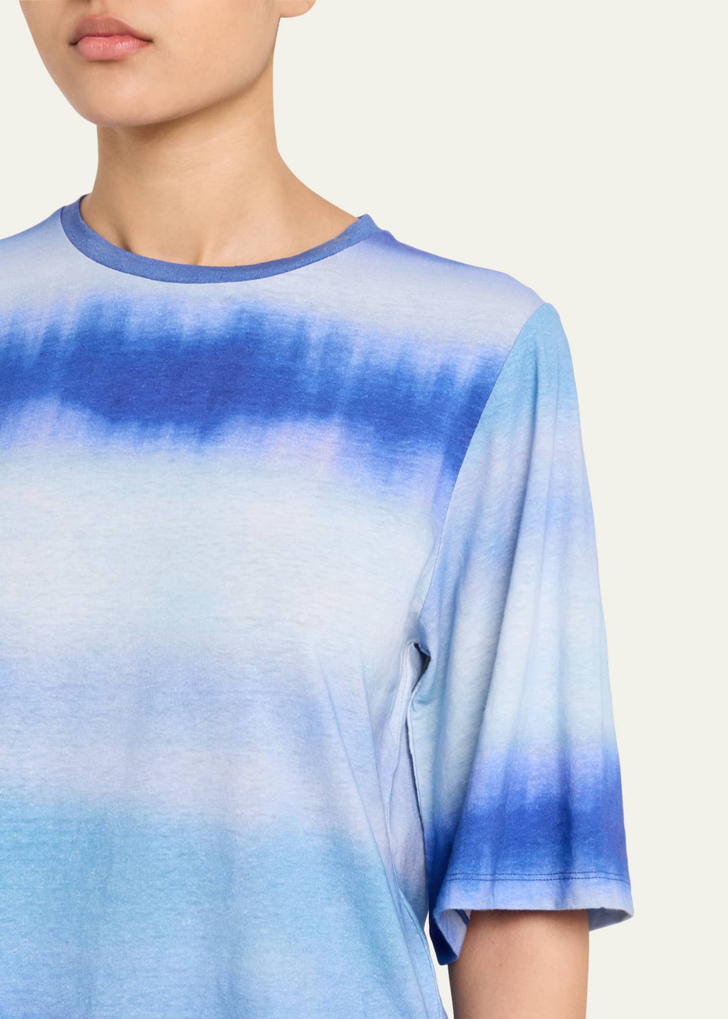 Kobi Halperin Barlow Crewneck Ombre-Print T-Shirt Image 5 of 5