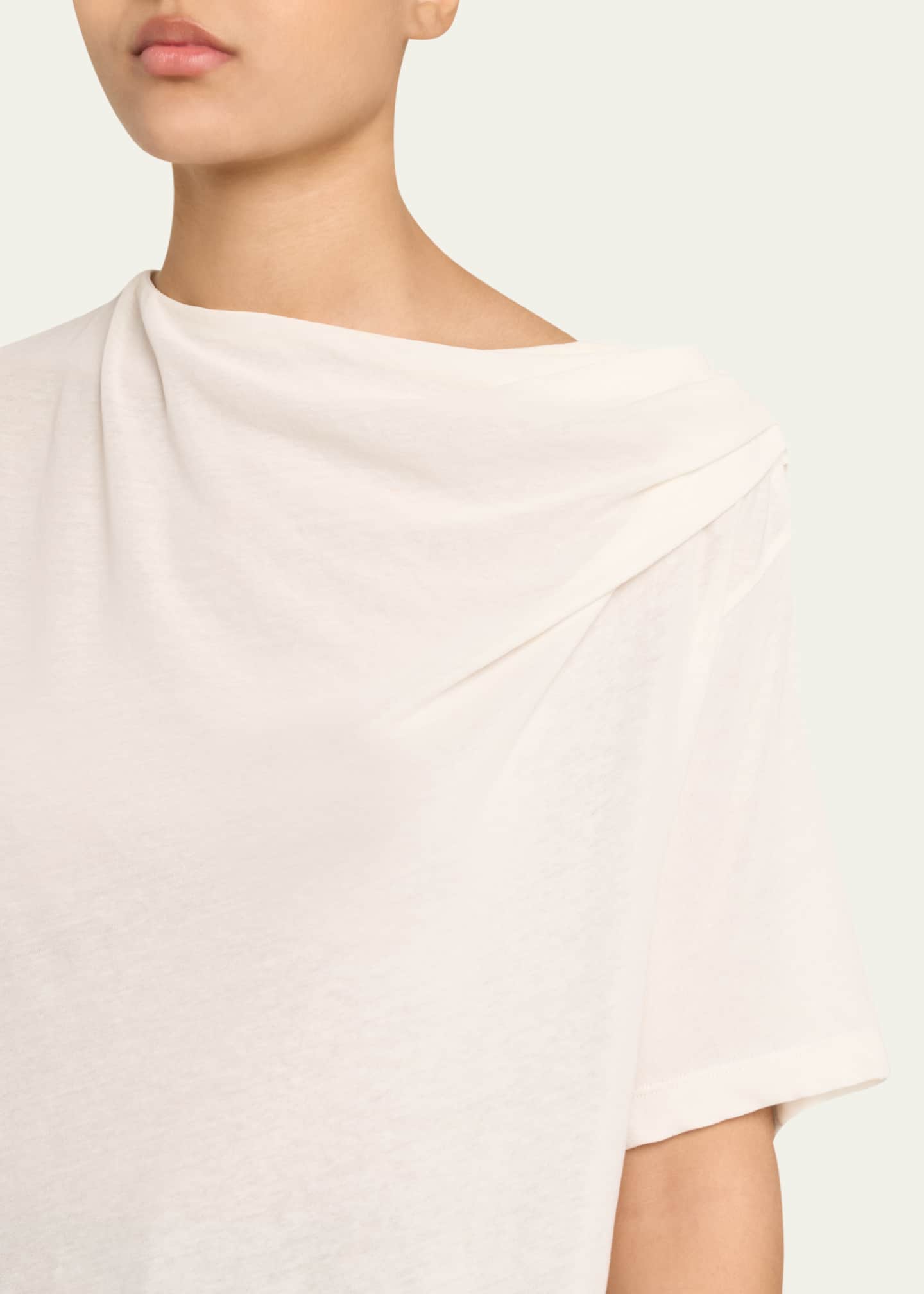 A.L.C. Lee Draped Short-Sleeve Tee Image 5 of 5
