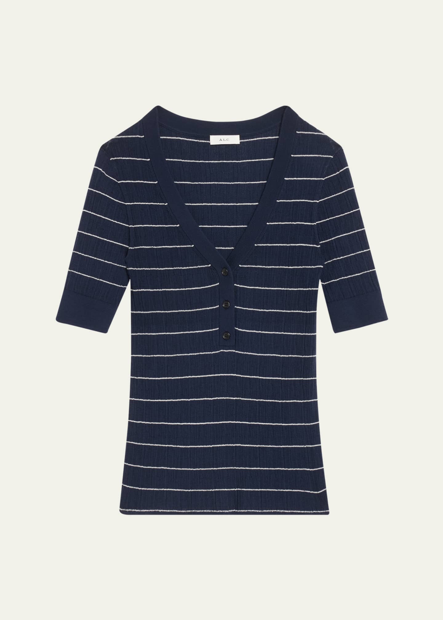 A.L.C. Francis Stripe Top Image 1 of 5