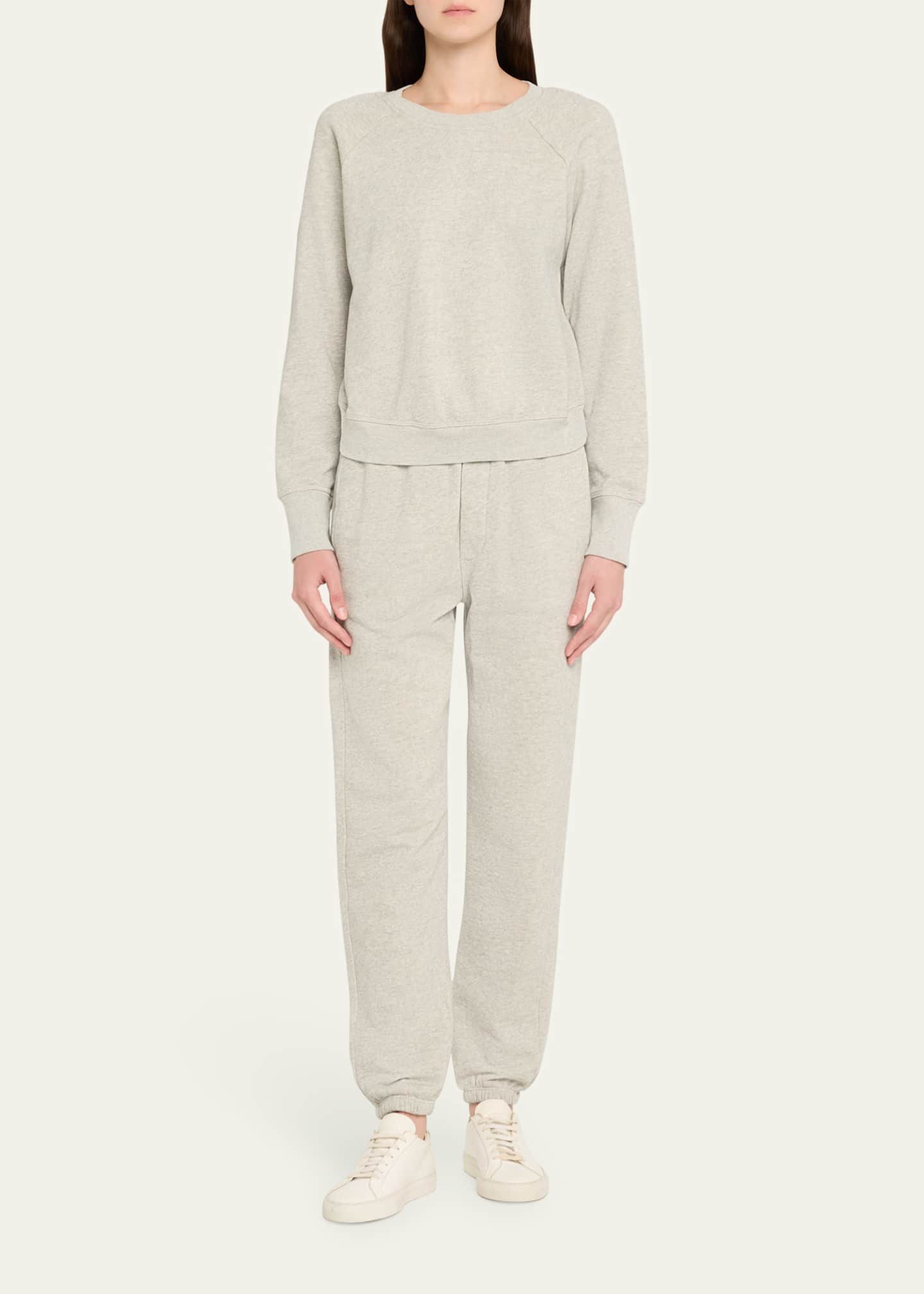 Isabella High-Waist French Terry Joggers