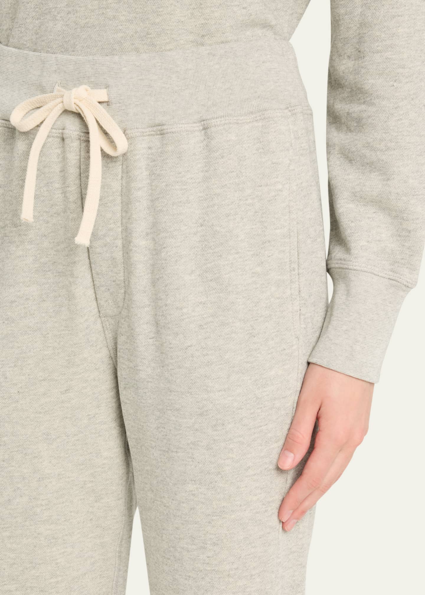 Isabella High-Waist French Terry Joggers