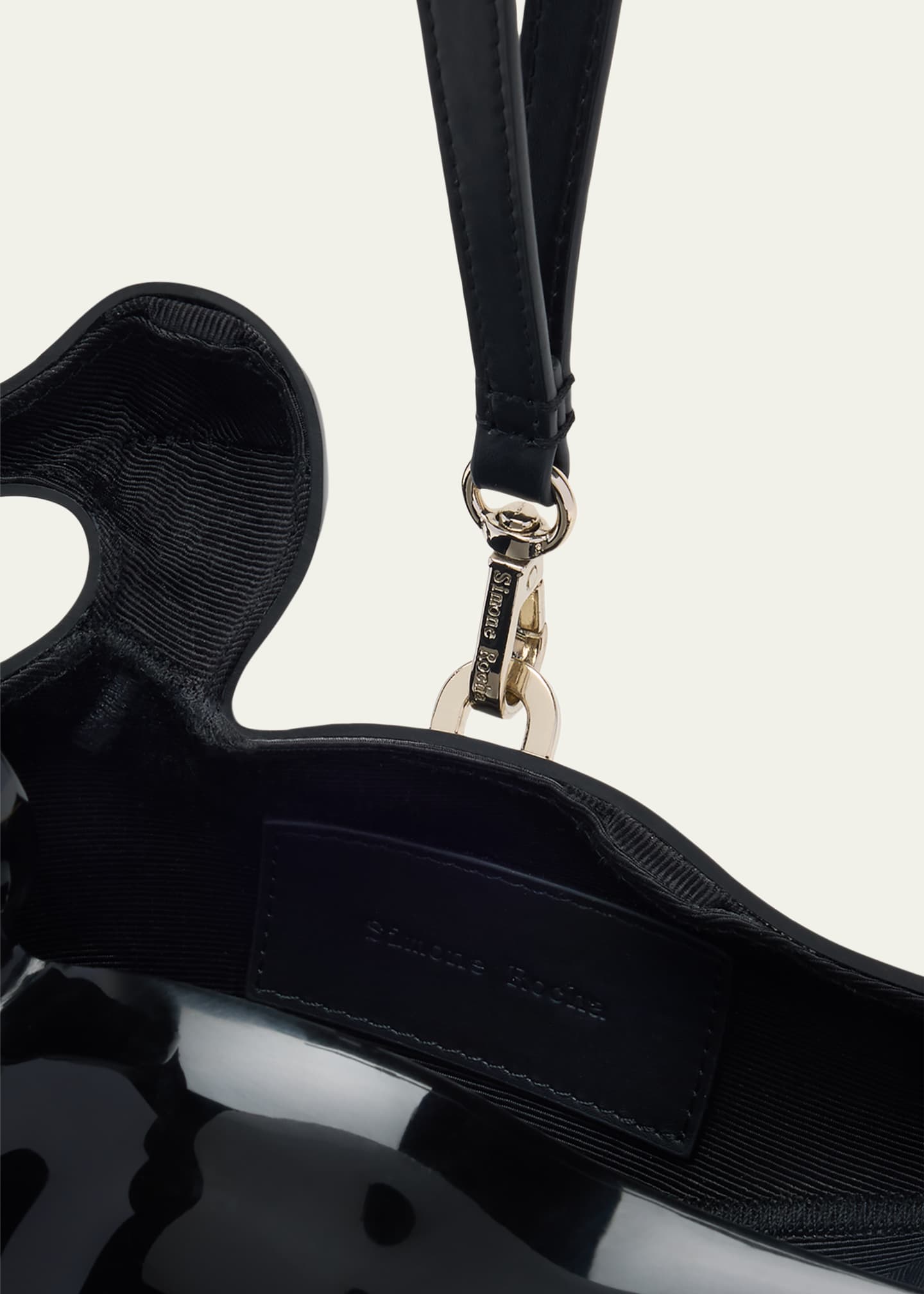 Simone Rocha Duck Patent Leather Wristlet Image 2 of 2