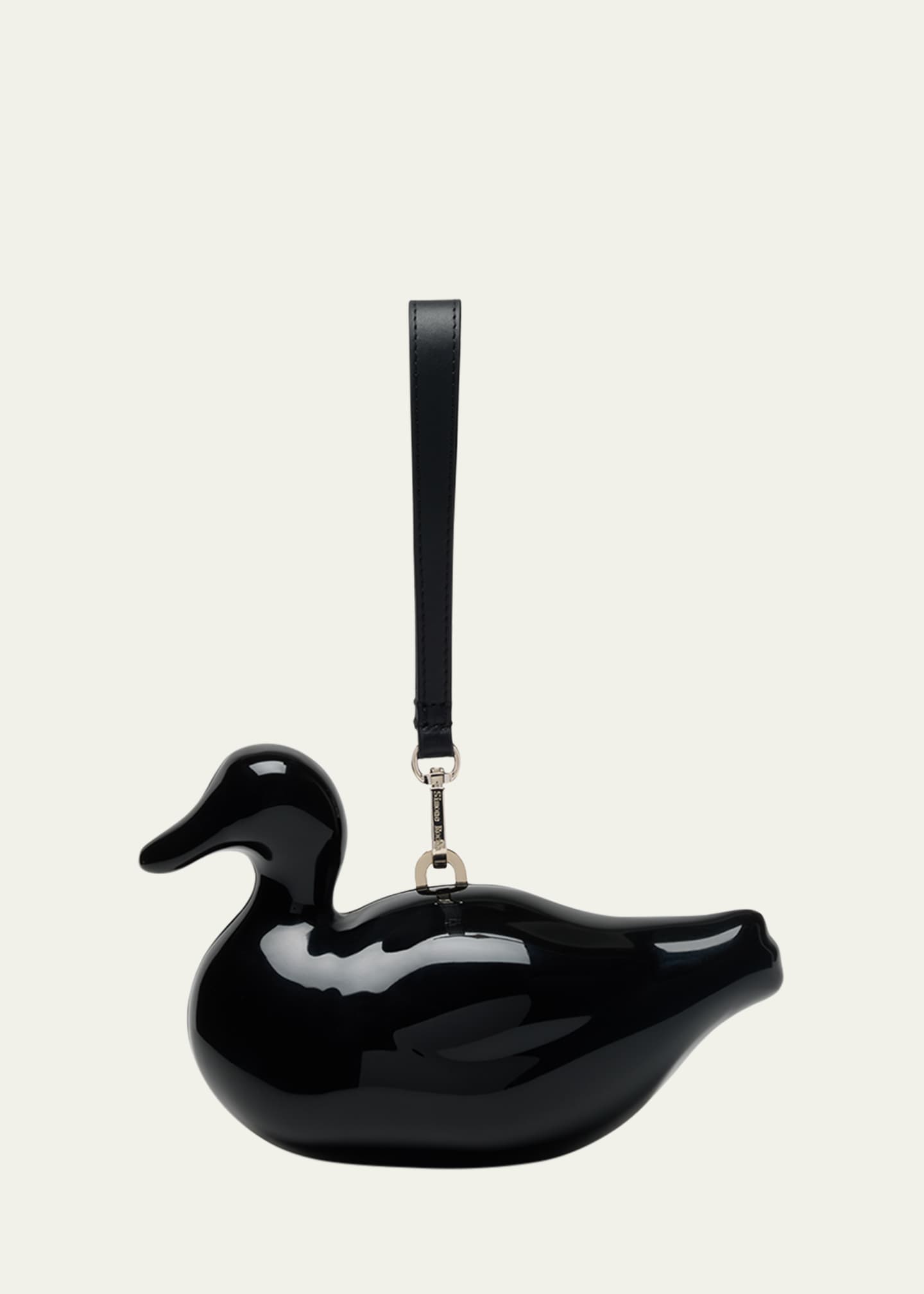 Simone Rocha Duck Patent Leather Wristlet Image 1 of 2