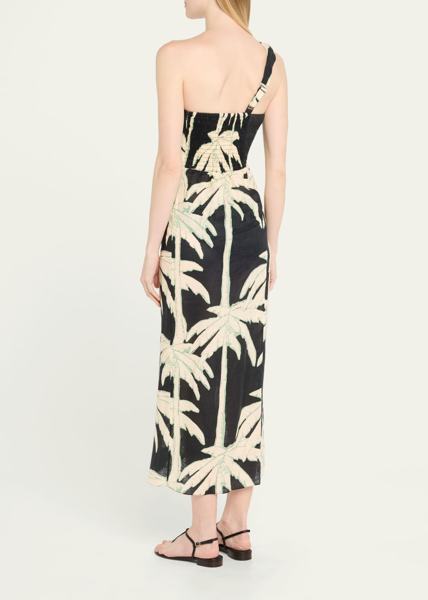 Dark Palms Ankle Dress