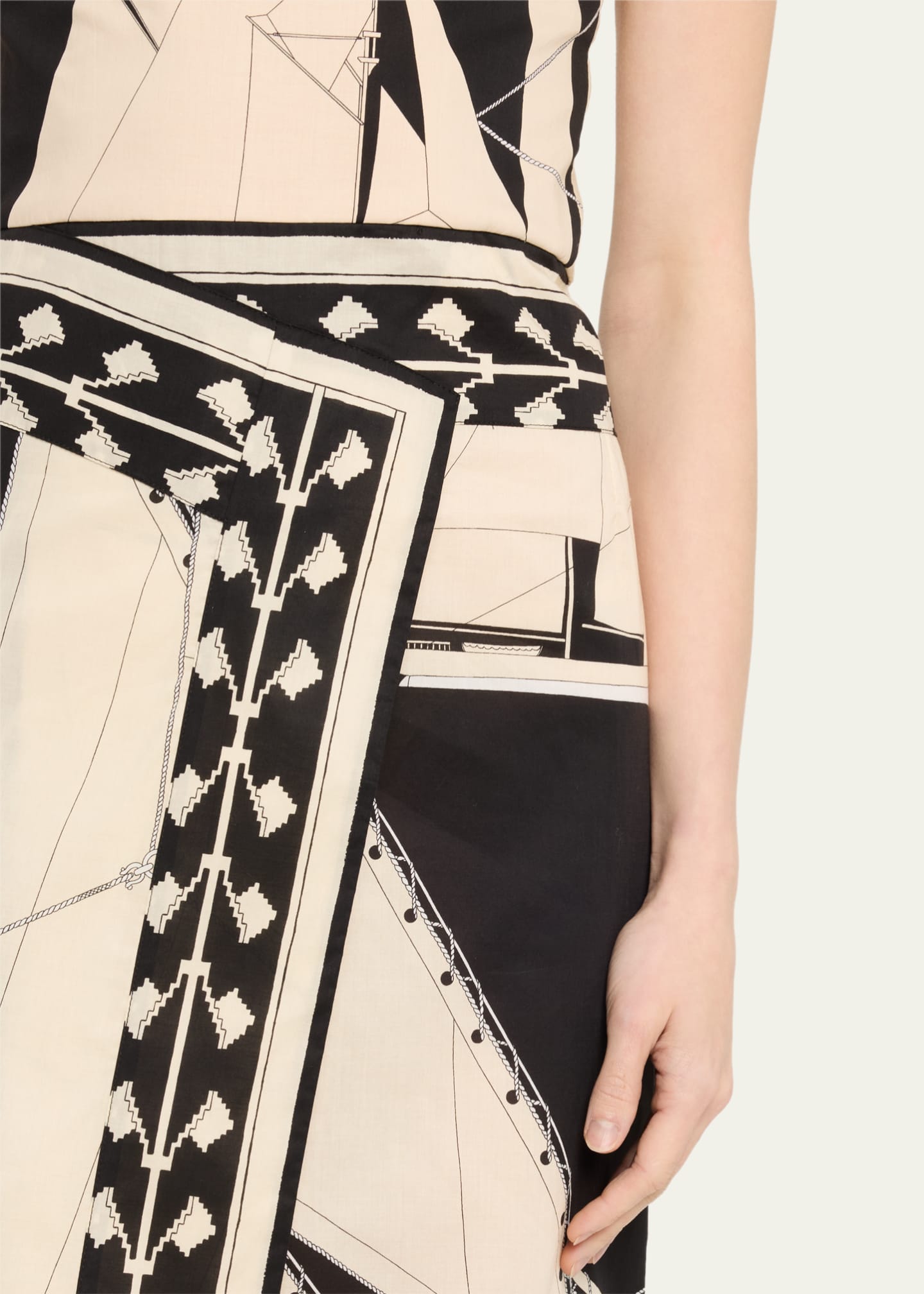 Johanna Ortiz Sailboats Pontoon Afternoon Ankle Dress Image 4 of 4