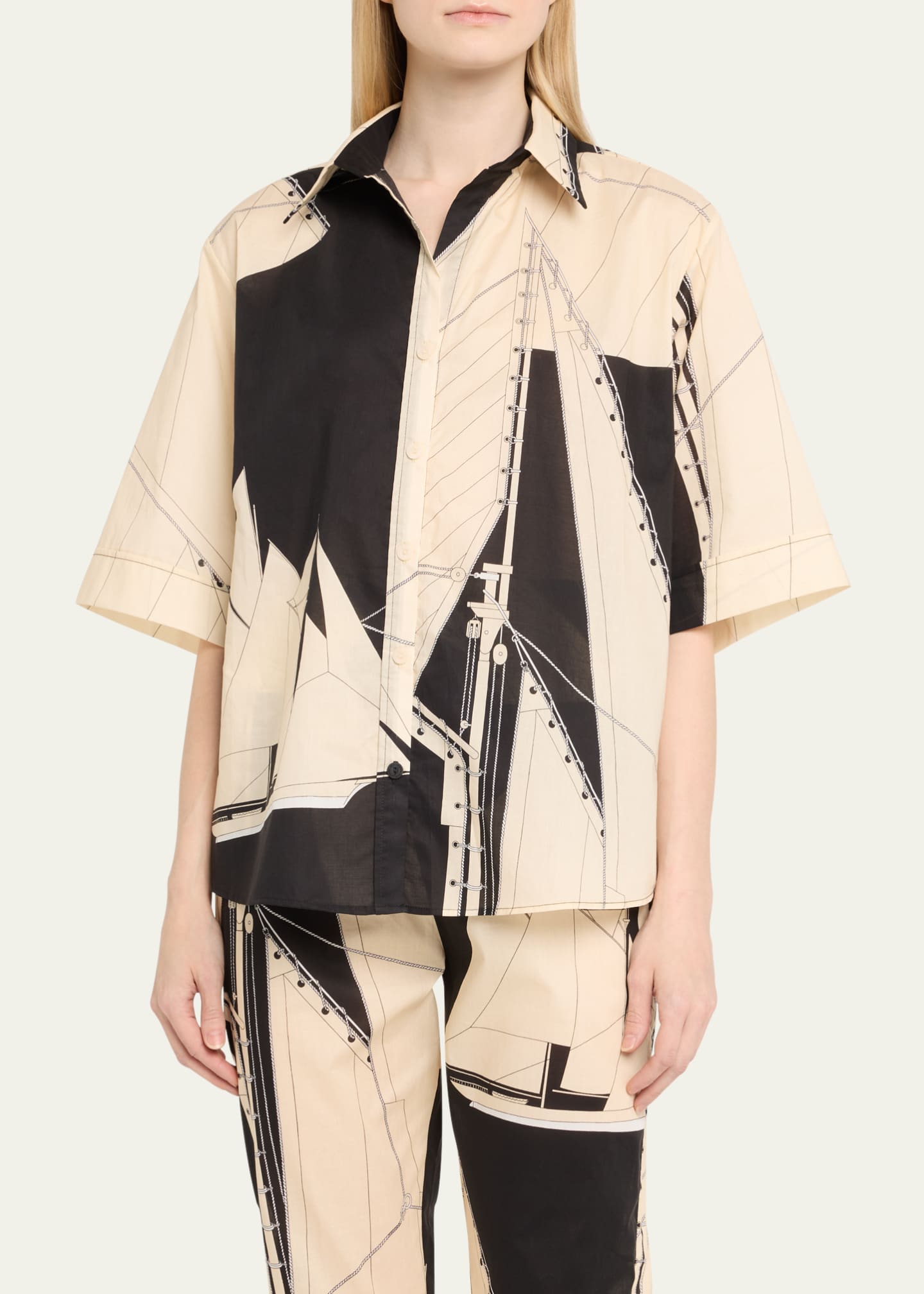 Johanna Ortiz Salty Promises Button-Front Shirt Image 4 of 5