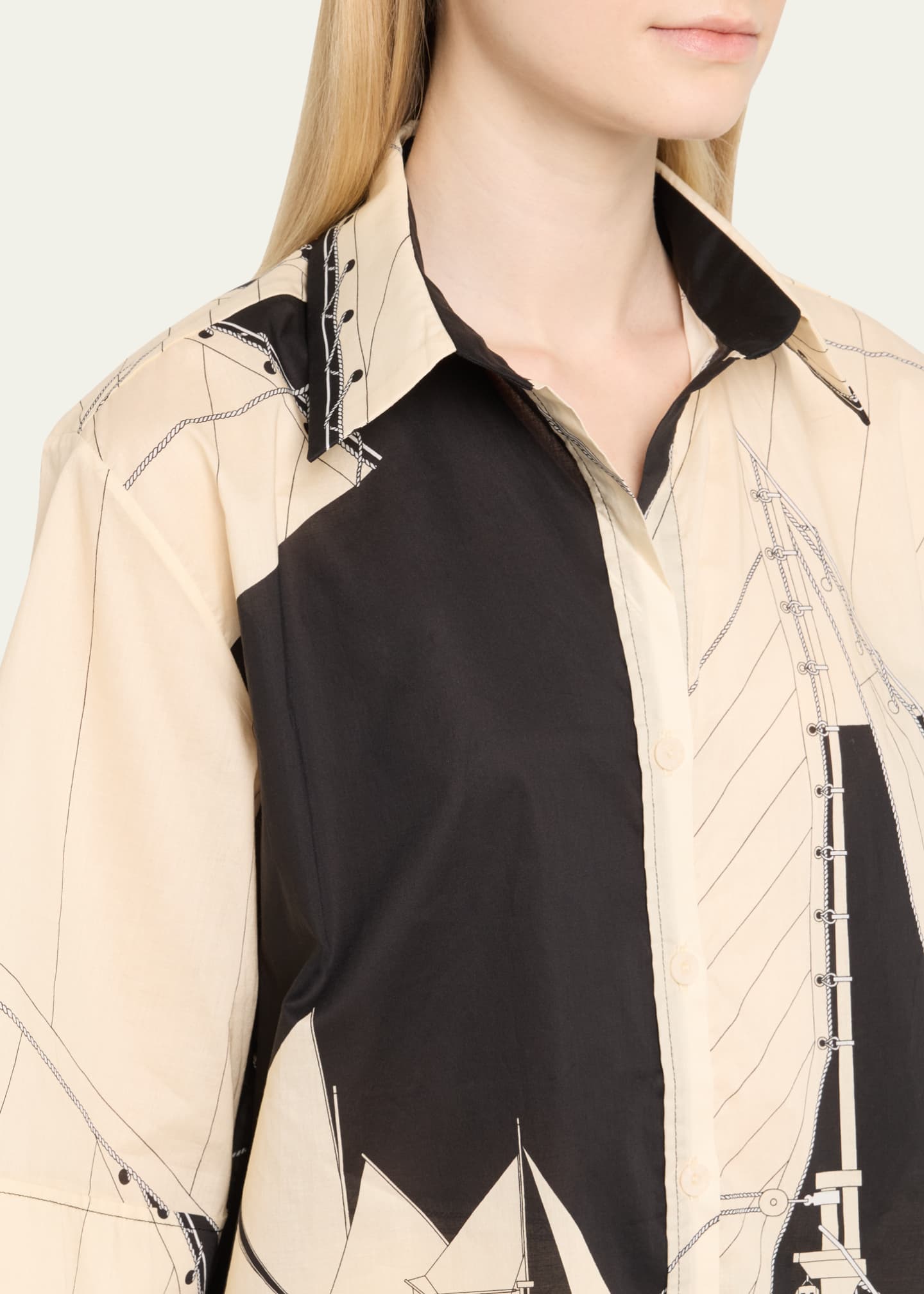 Johanna Ortiz Salty Promises Button-Front Shirt Image 5 of 5