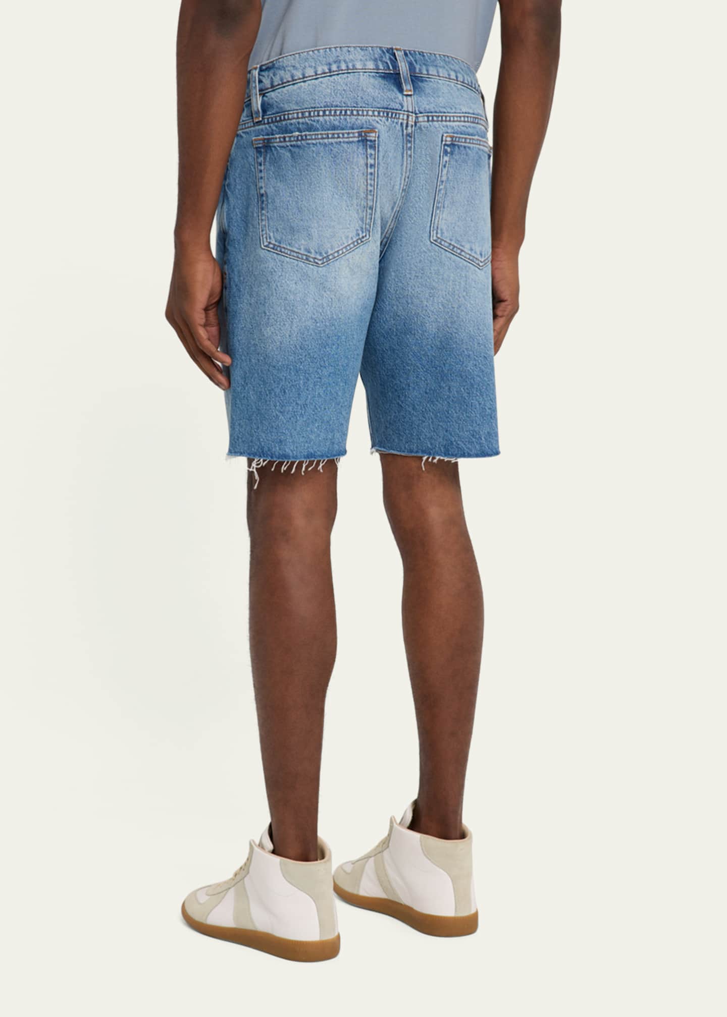 FRAME Men's Cut-Off Jean Shorts Image 3 of 5