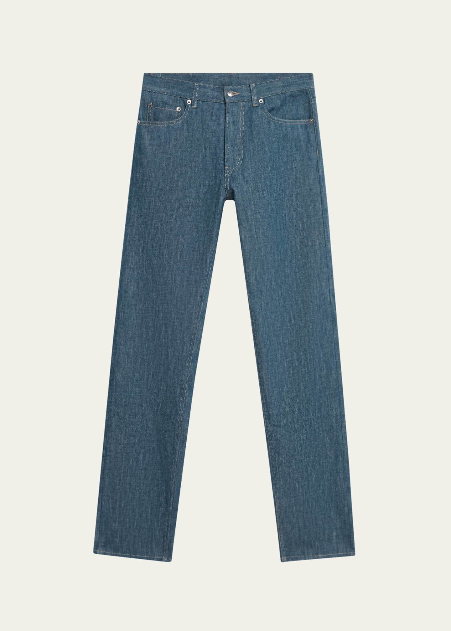 Loro Piana Men's Kamen Straight-Fit Denim Pants Image 1 of 5