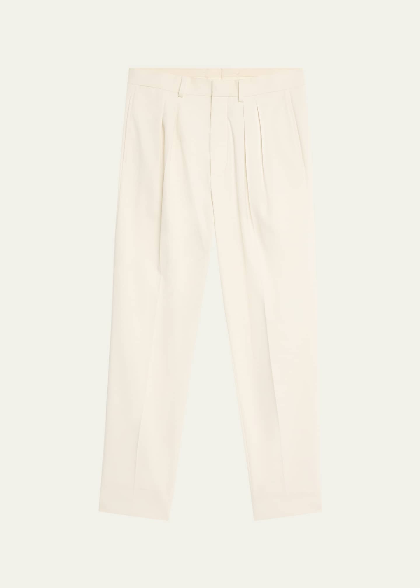 Loro Piana Men's Ruben Pleated Trousers Image 1 of 5