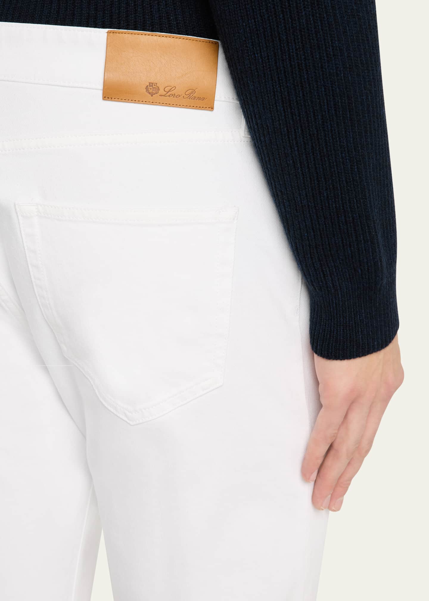 Loro Piana Men's Quarona Denim Five-Pocket Pants - Bergdorf Goodman
