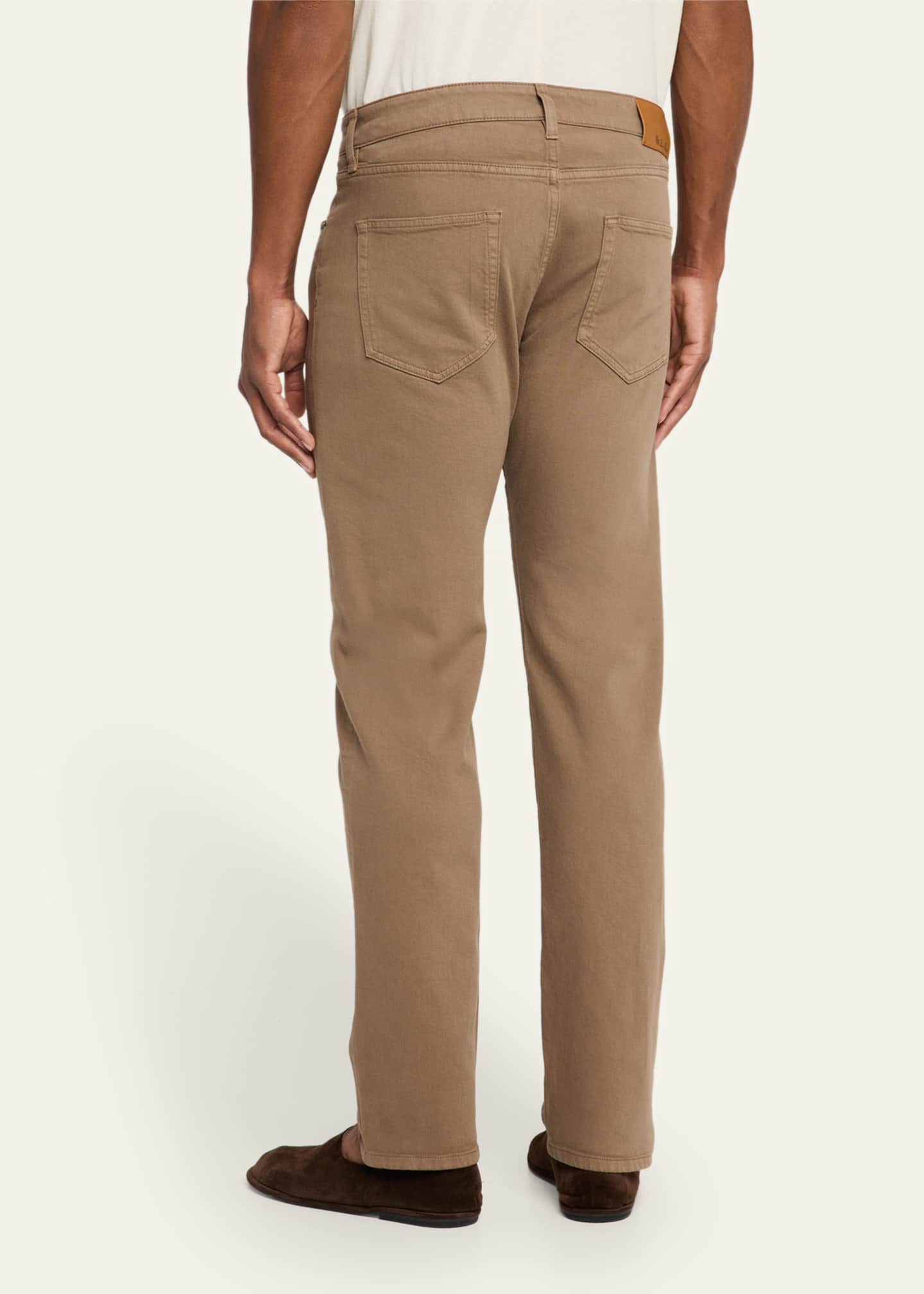 Loro Piana Men's Quarona Denim Five-Pocket Pants Image 3 of 5