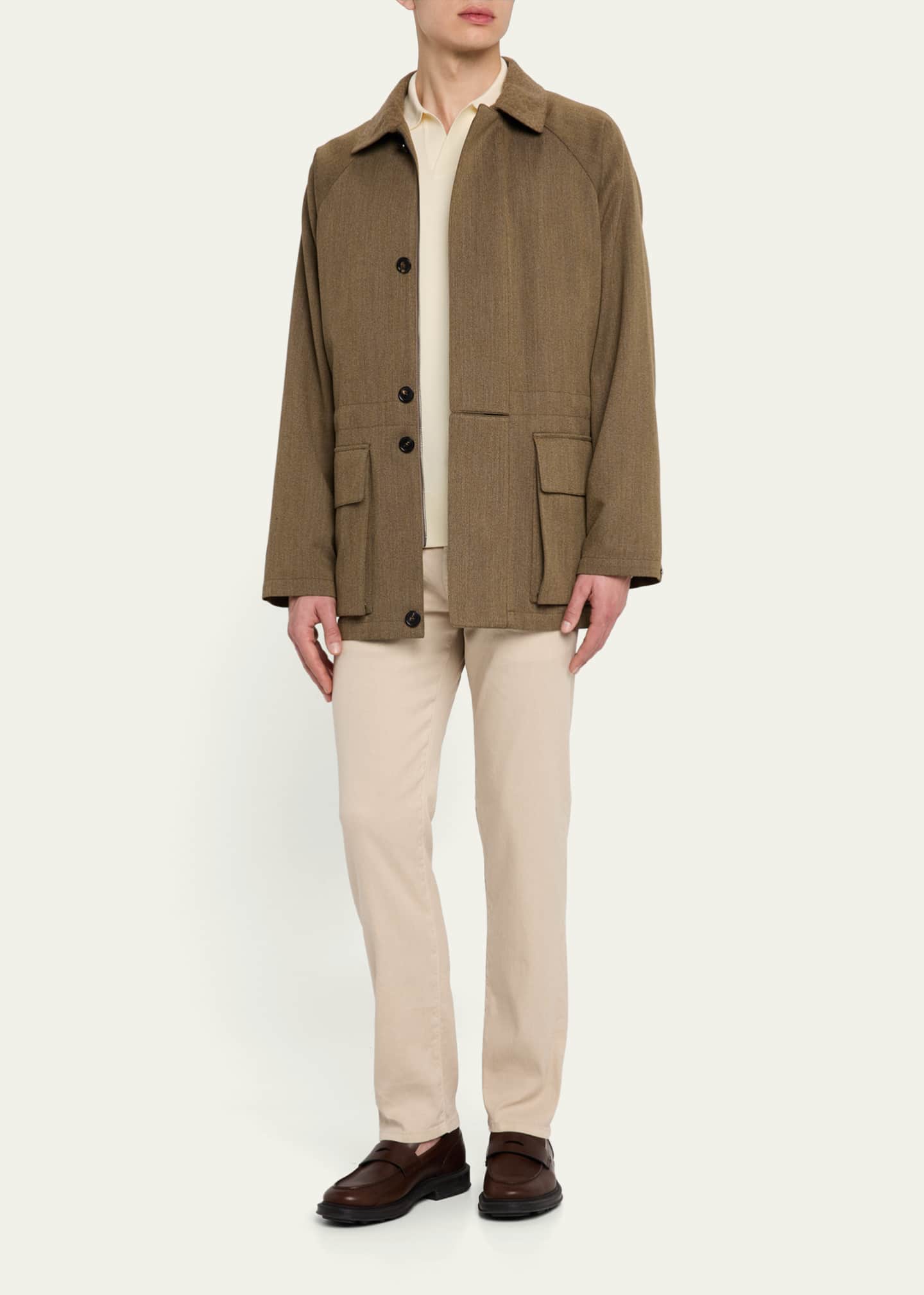 Loro Piana Men's Horsey® Wool Jacket Image 2 of 5