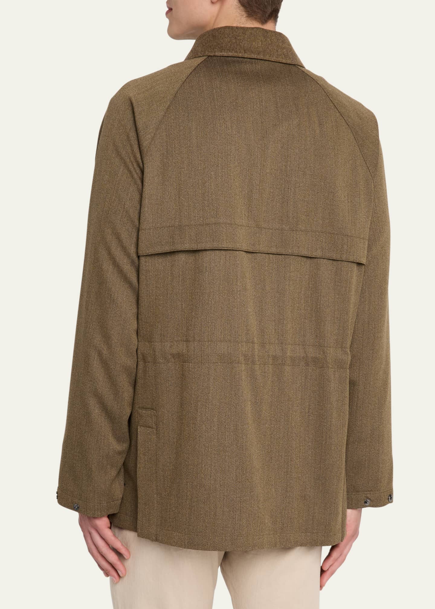 Loro Piana Men's Horsey® Wool Jacket Image 3 of 5