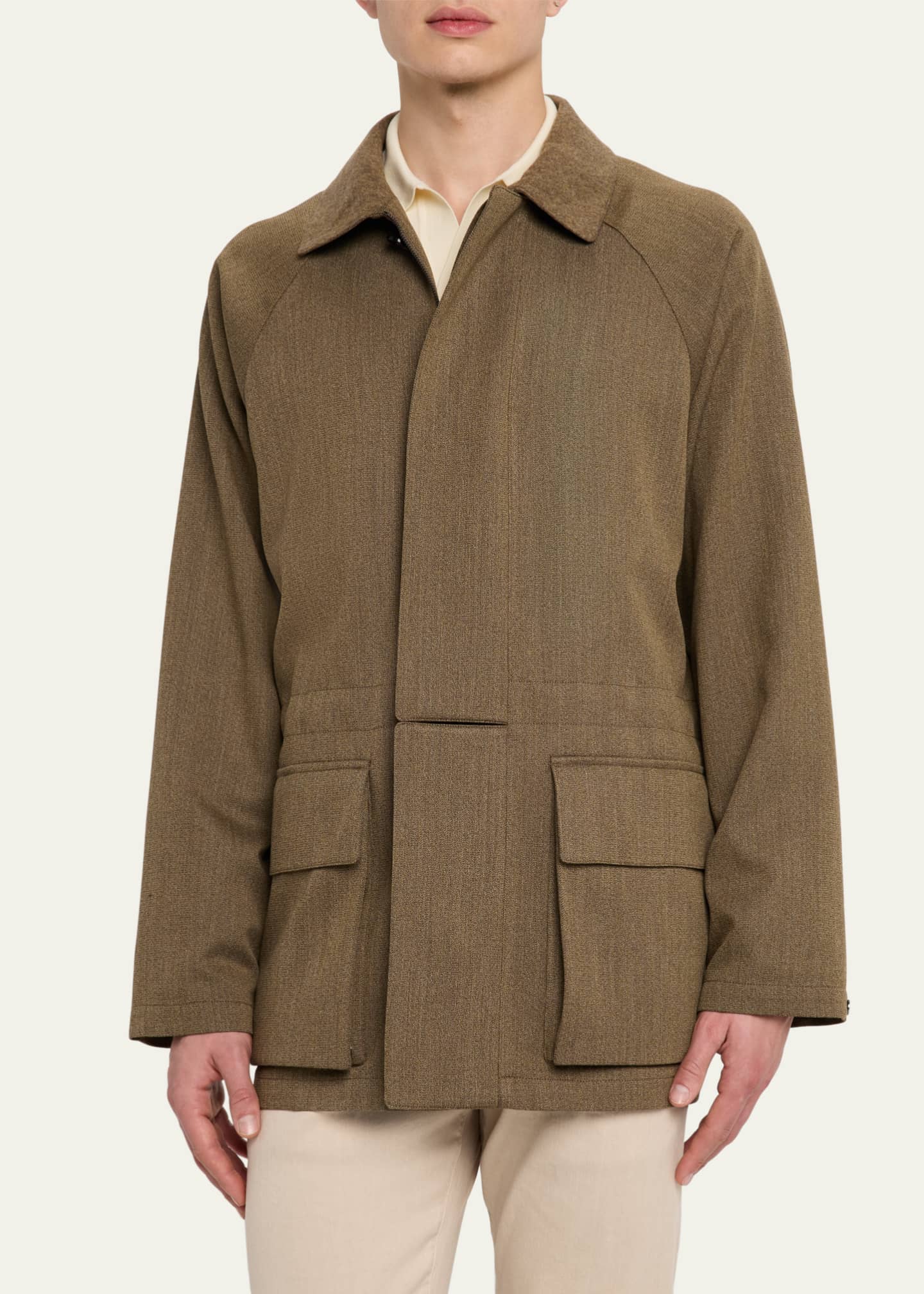 Loro Piana Men's Horsey® Wool Jacket Image 4 of 5