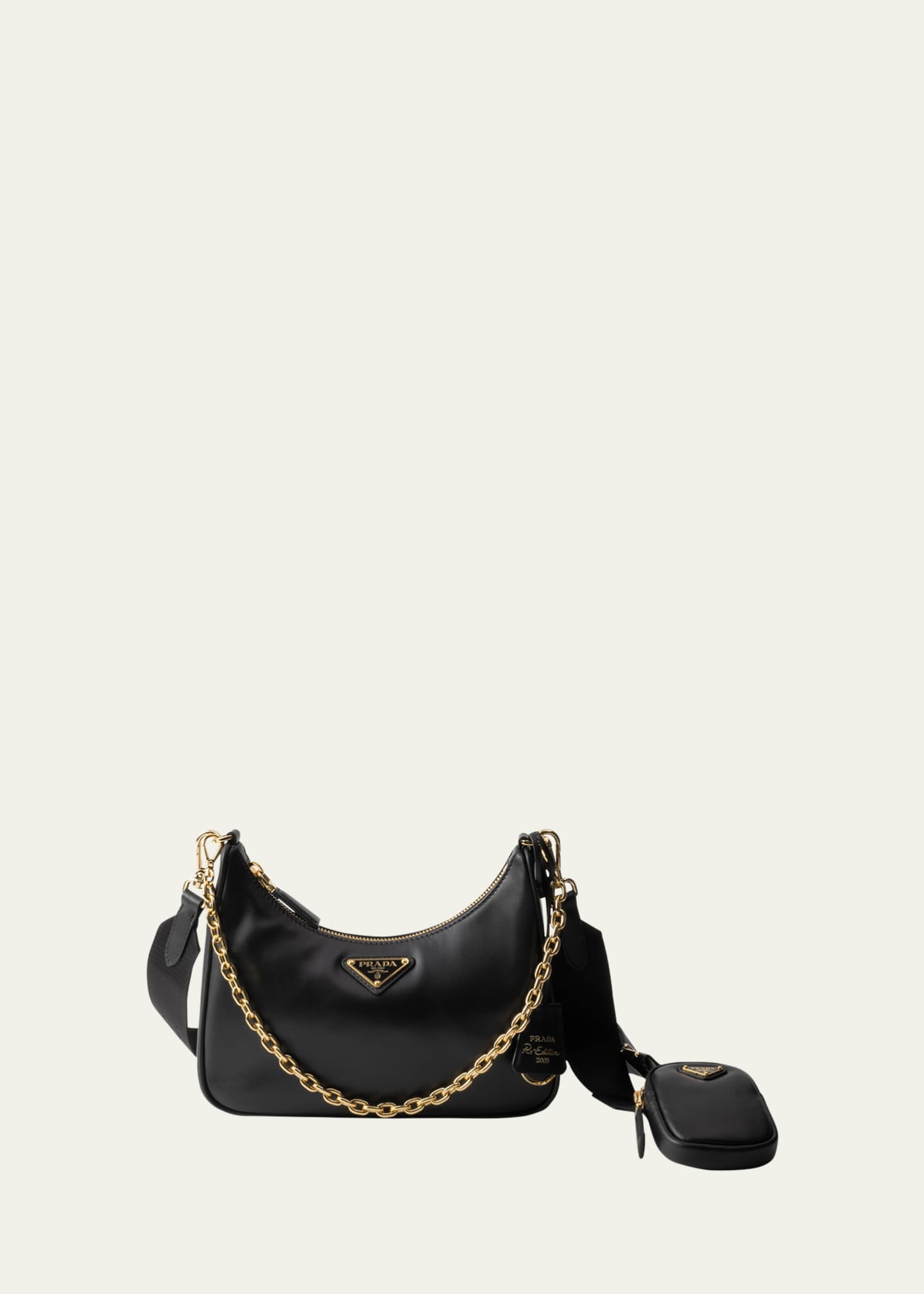 Prada Re-Edition 2005 Leather Shoulder Bag Image 1 of 2