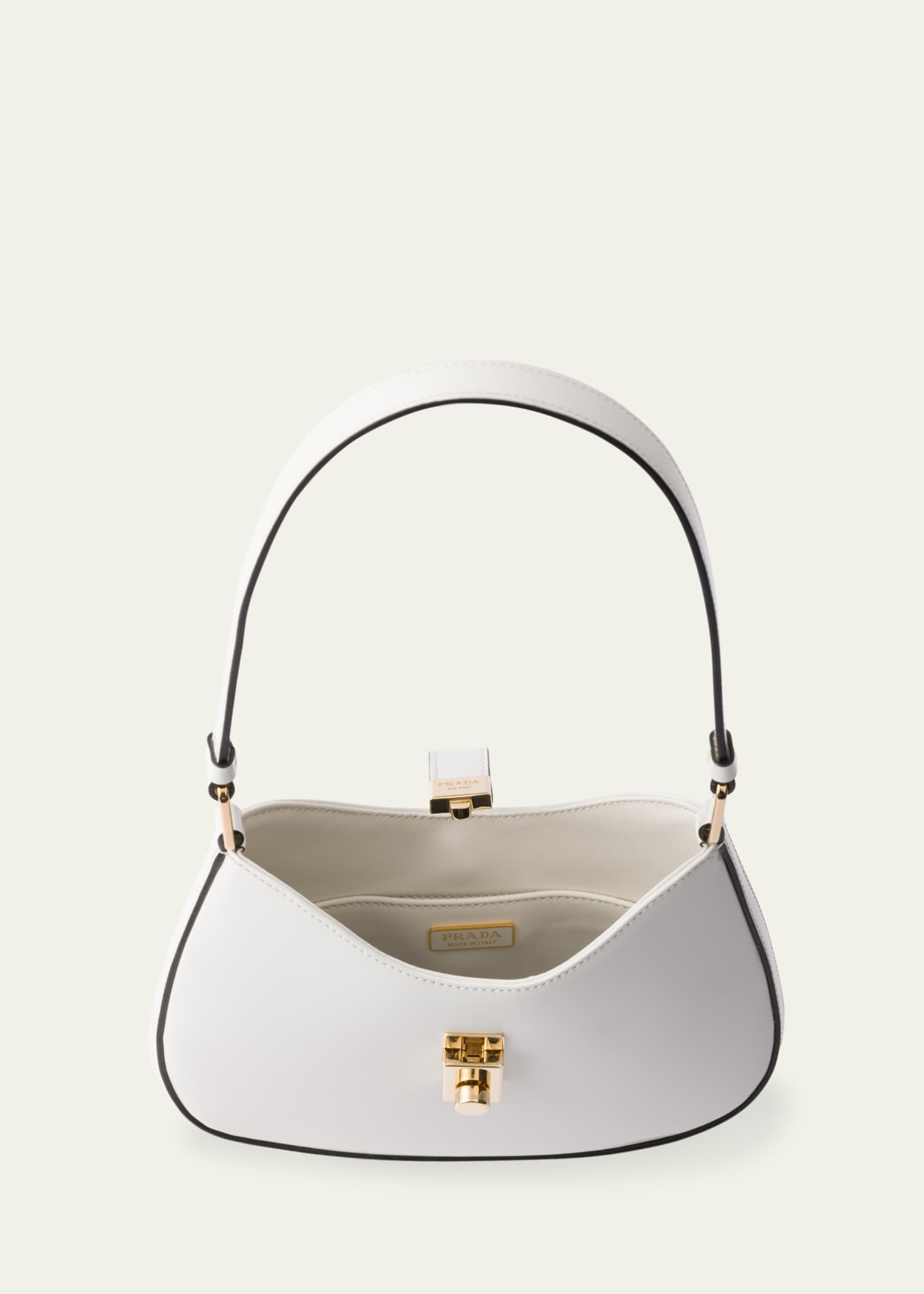 Prada Cleo Leather Shoulder Bag Image 3 of 3