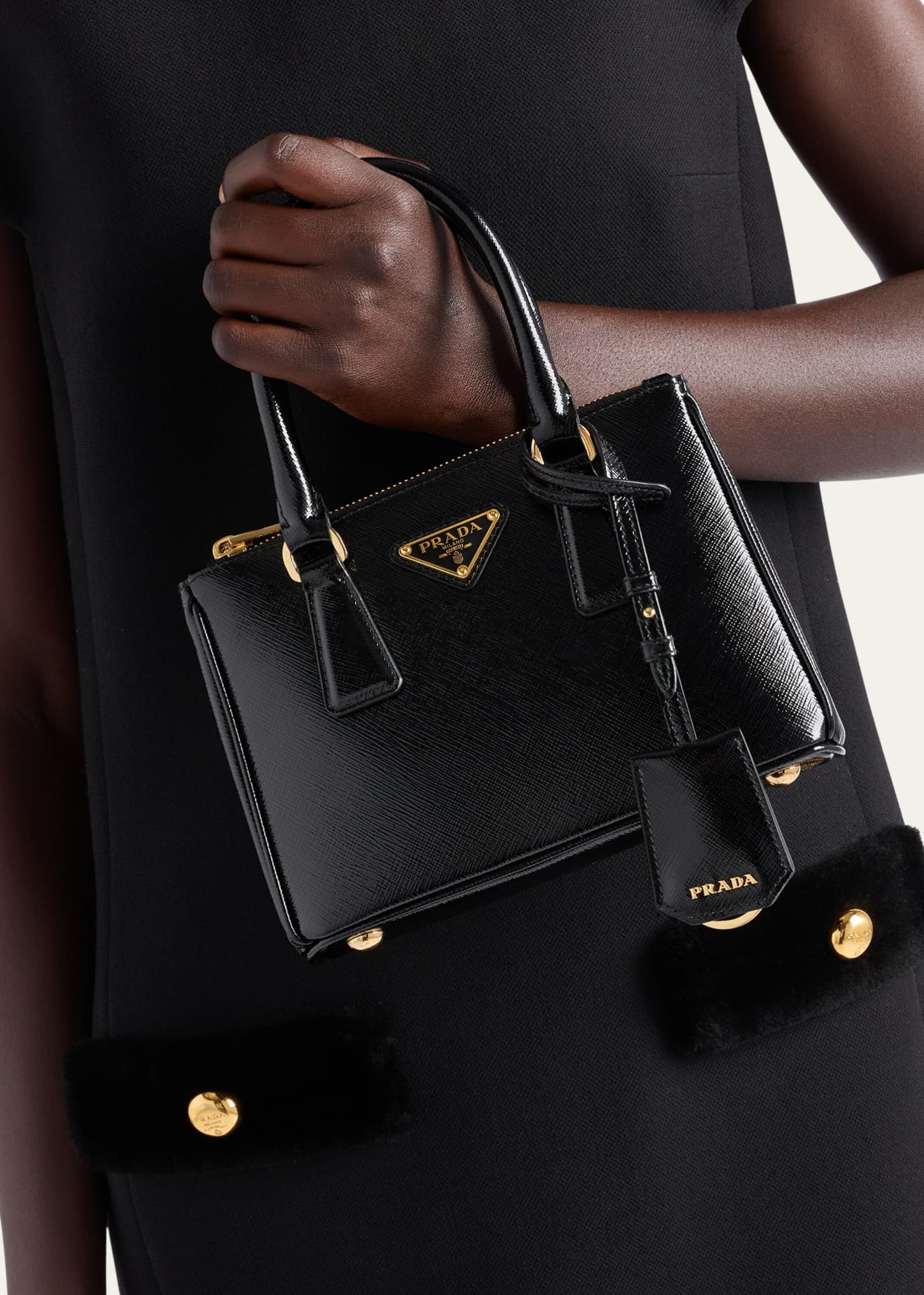 Prada Mini Galleria Leather Top-Handle Bag Image 2 of 5