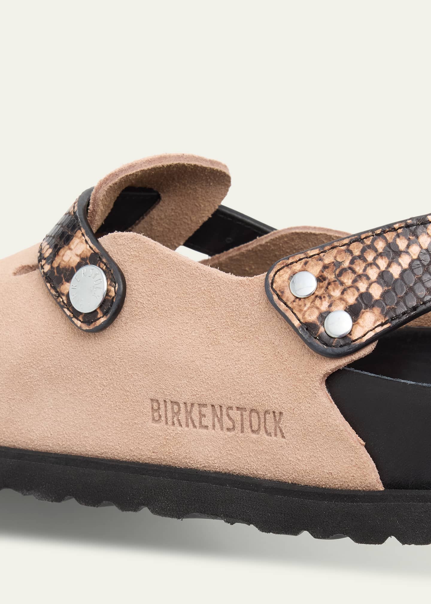 1774 Birkenstock Tokio Mixed Leather Slingback Mules Image 5 of 6