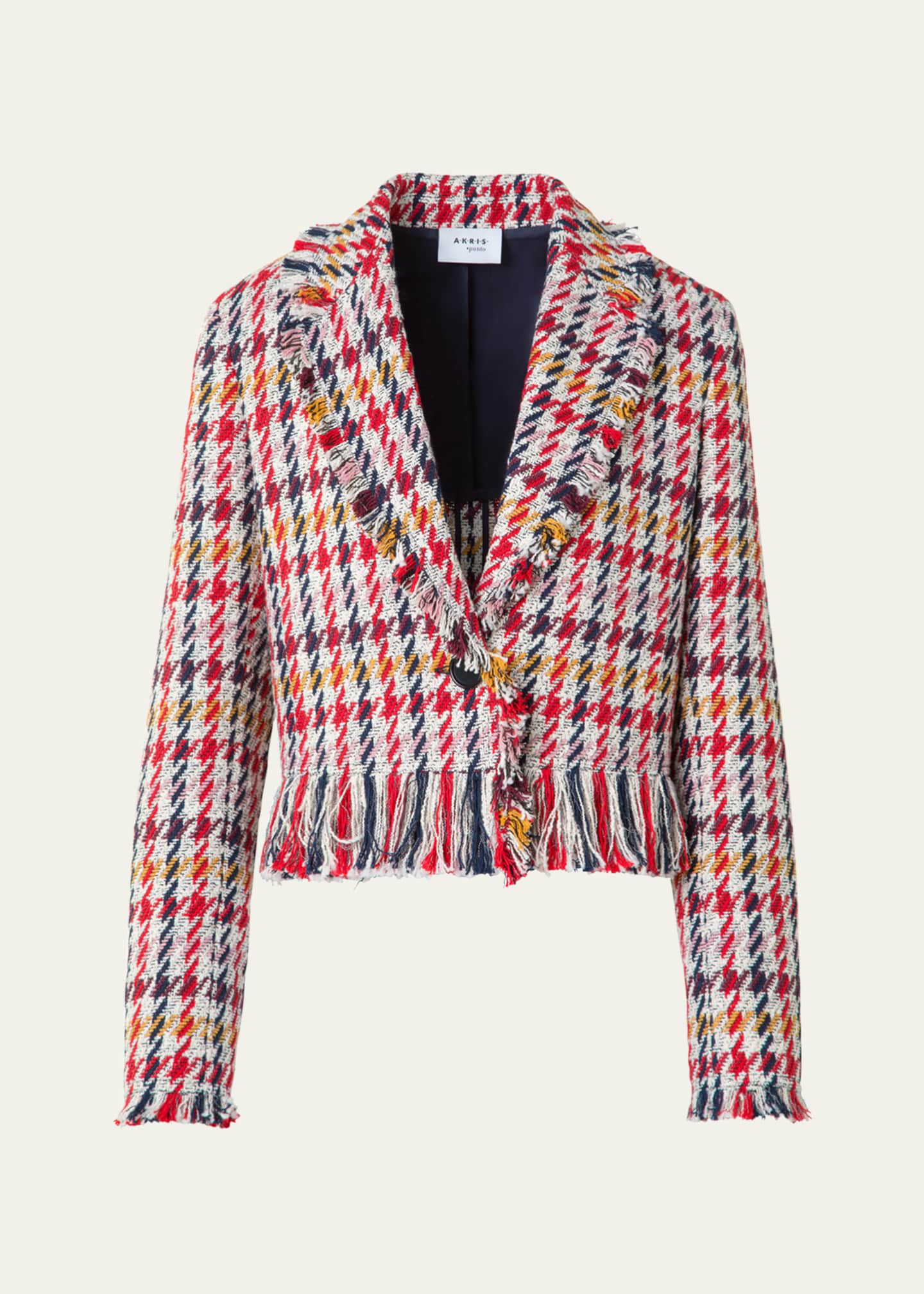 Fringed Tweed Jacket | Appleseed's