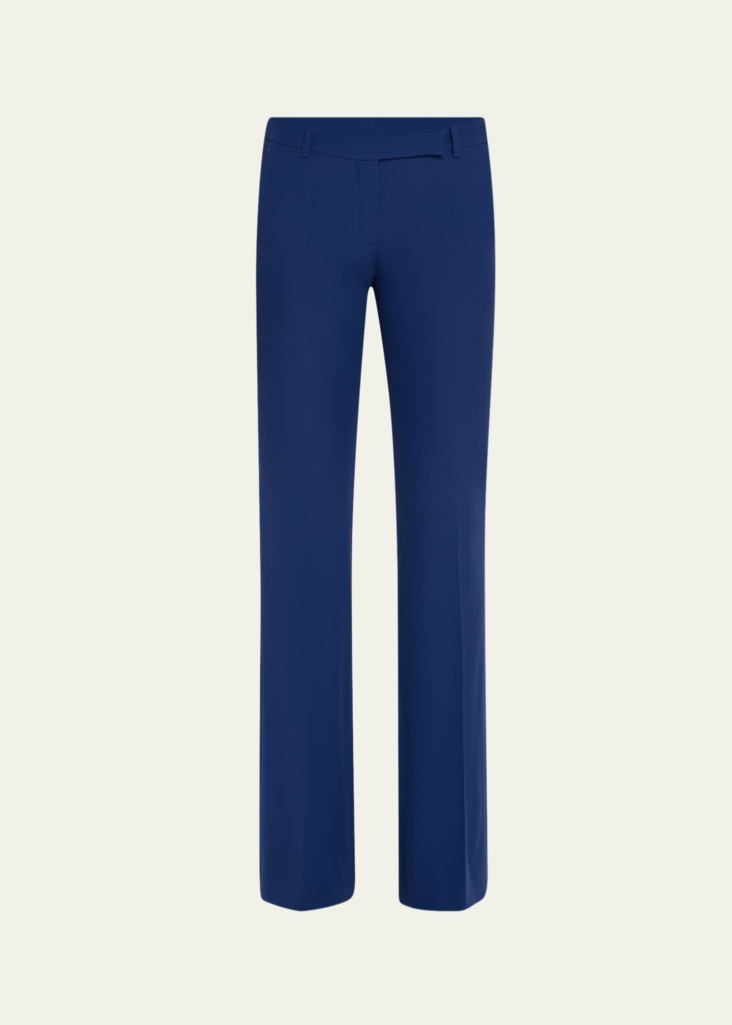 McQueen Bootcut Leaf Crepe Trousers Image 1 of 5