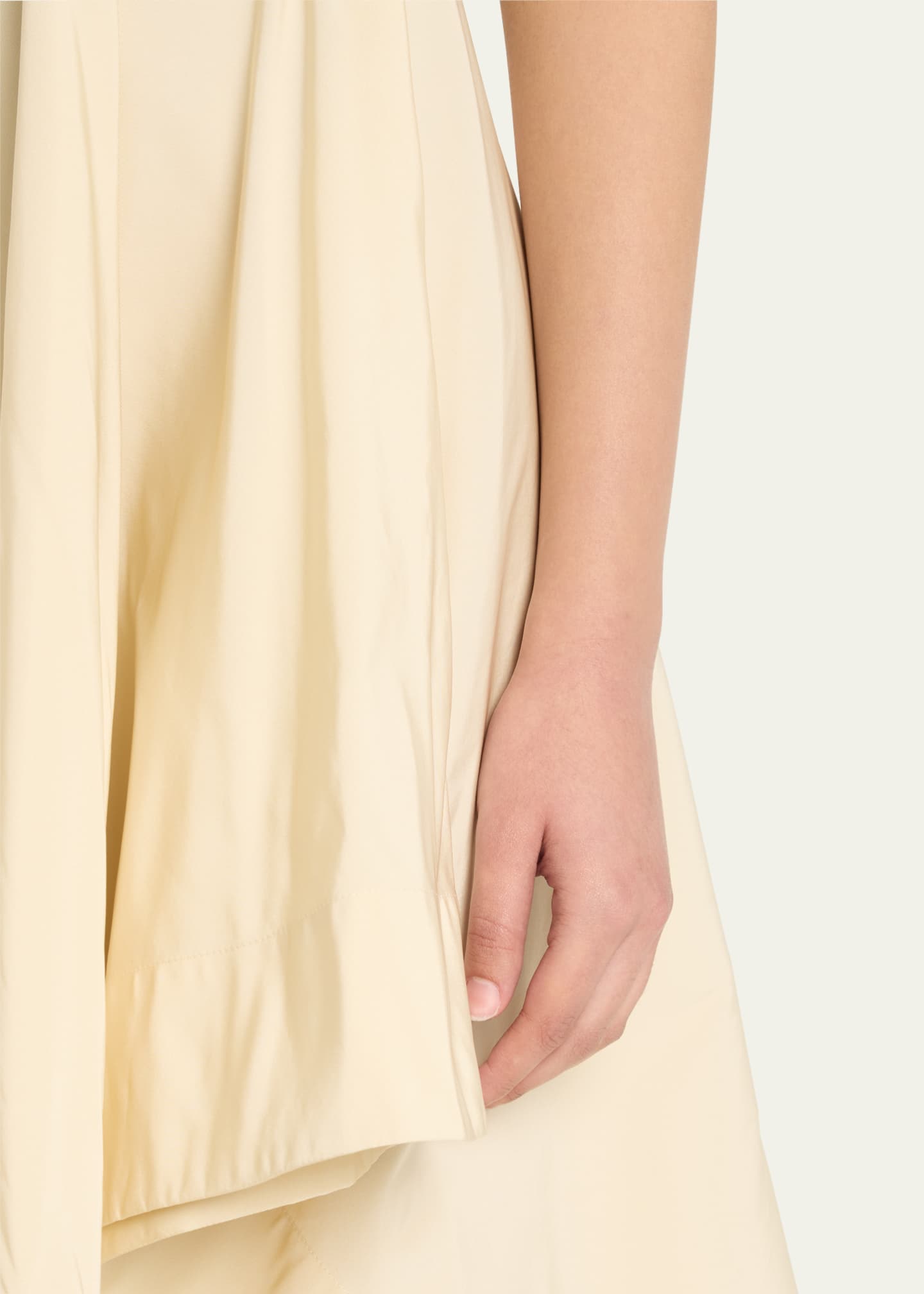 McQueen Scoop-Neck Asymmetric Midi Dress Image 5 of 5