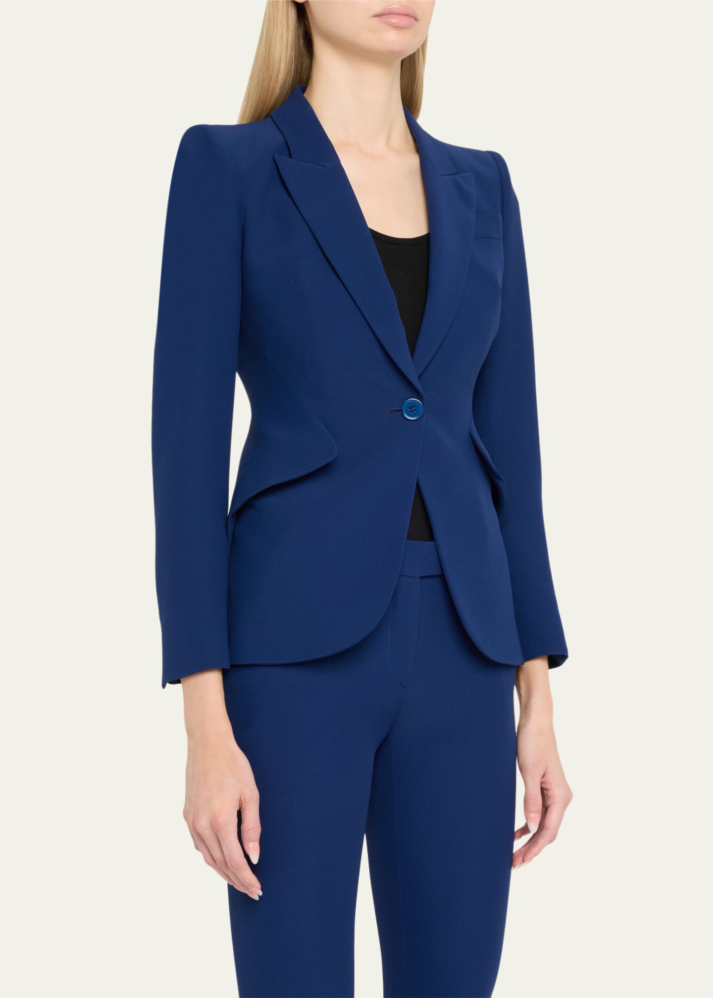McQueen Single-Breasted Blazer Jacket Image 5 of 6