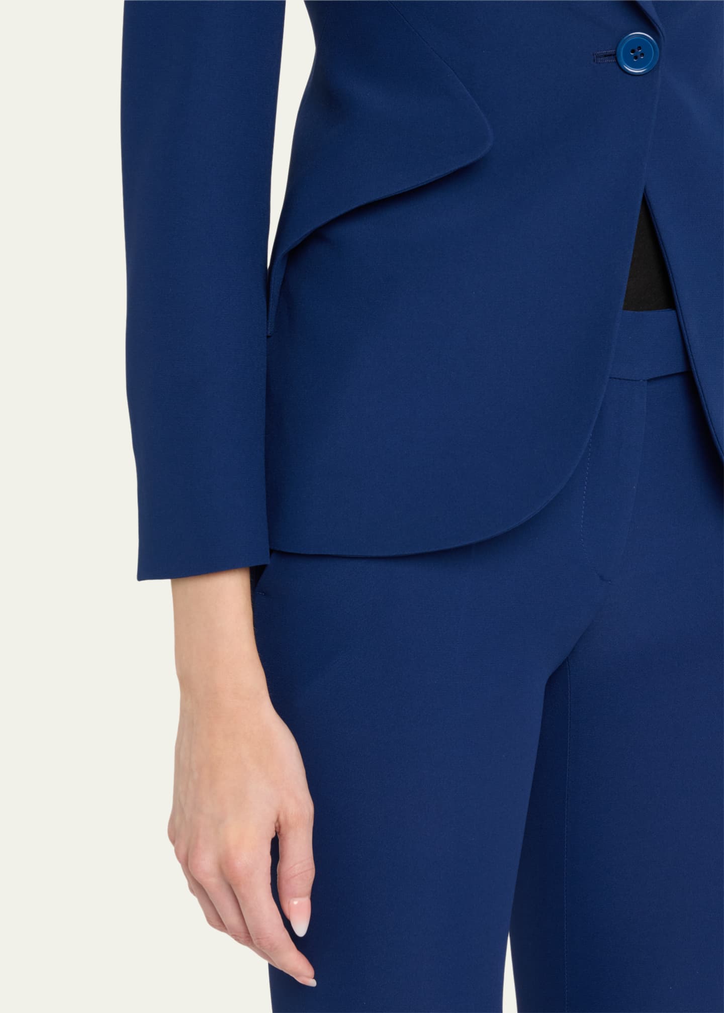 McQueen Single-Breasted Blazer Jacket Image 6 of 6