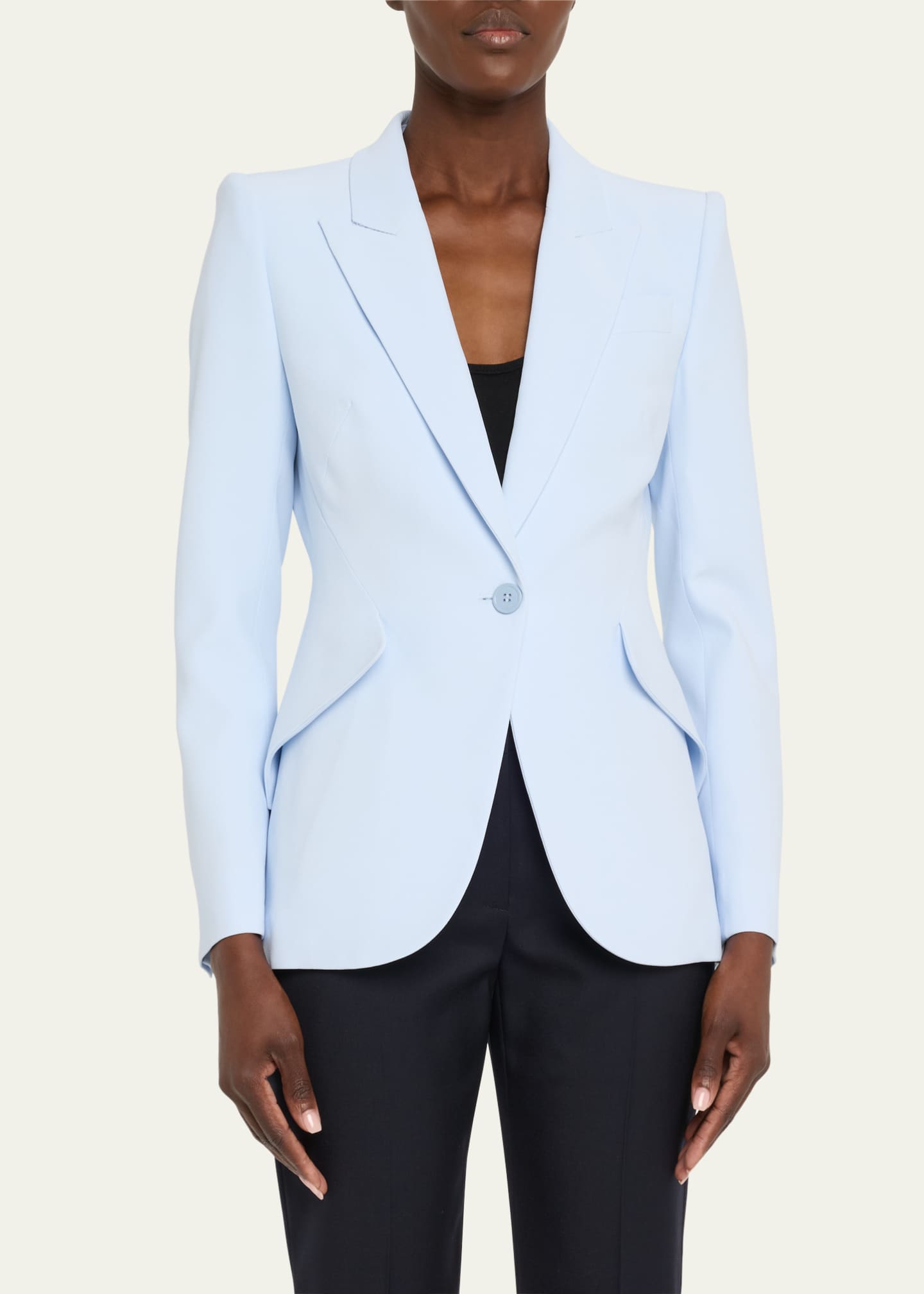 McQueen Single-Breasted Blazer Jacket Image 5 of 6