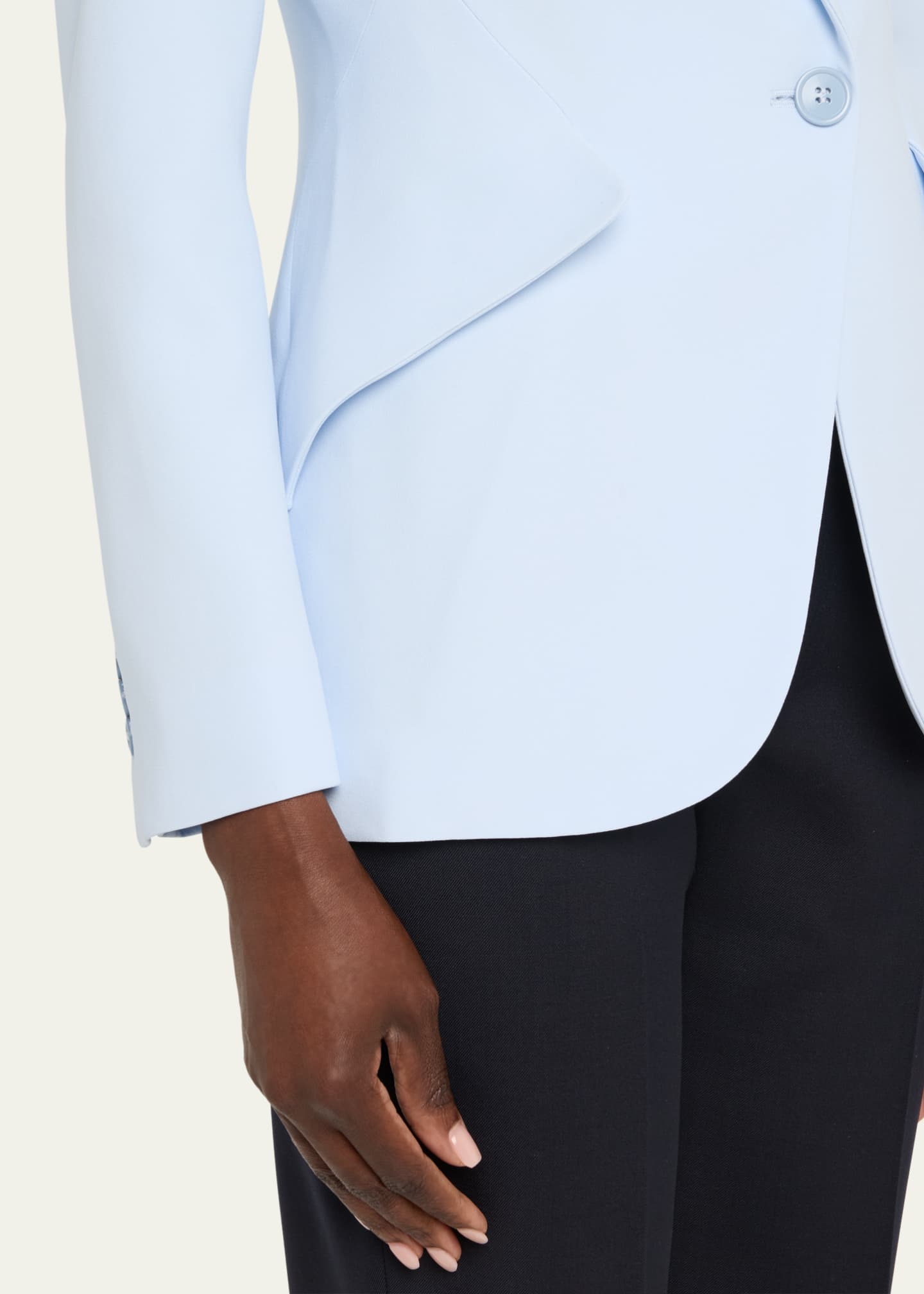 McQueen Single-Breasted Blazer Jacket Image 6 of 6