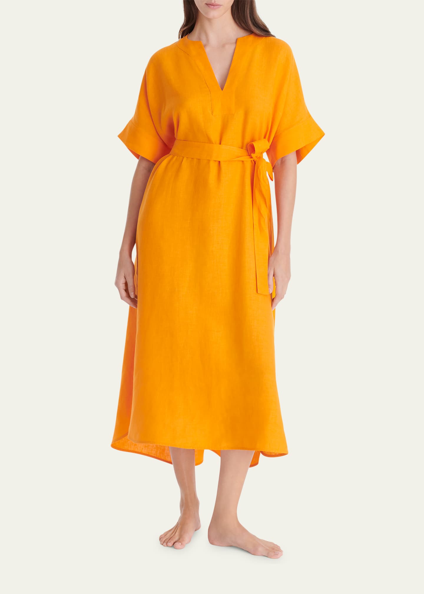 Eres Bibi Linen Kaftan Coverup Image 2 of 4