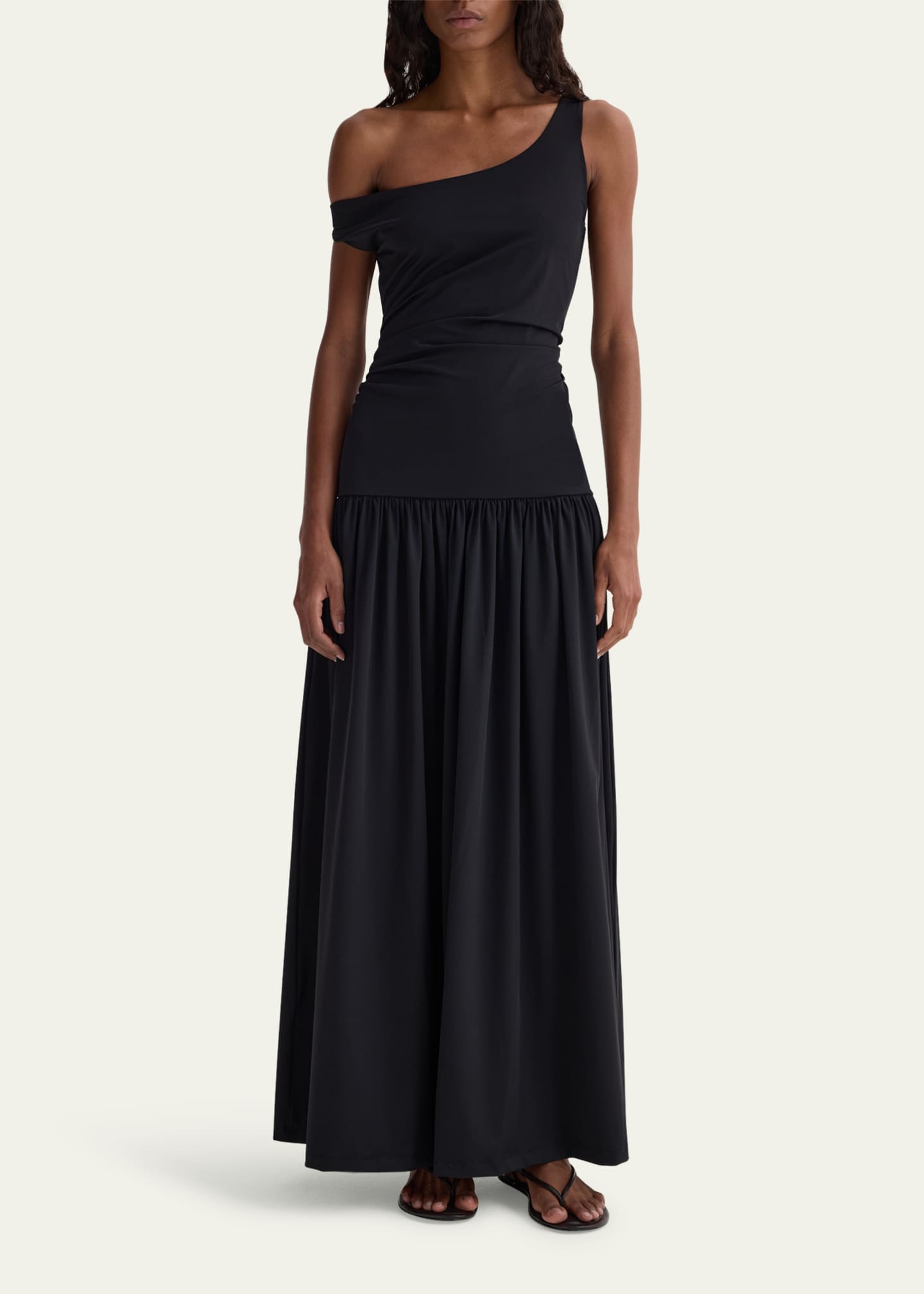 Rohe Off-Shoulder Drop-Waist Maxi Dress Image 2 of 5