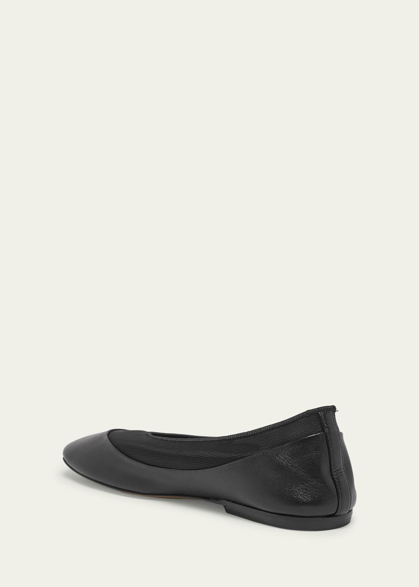 Glove Lambskin Leather Ballerina Flats