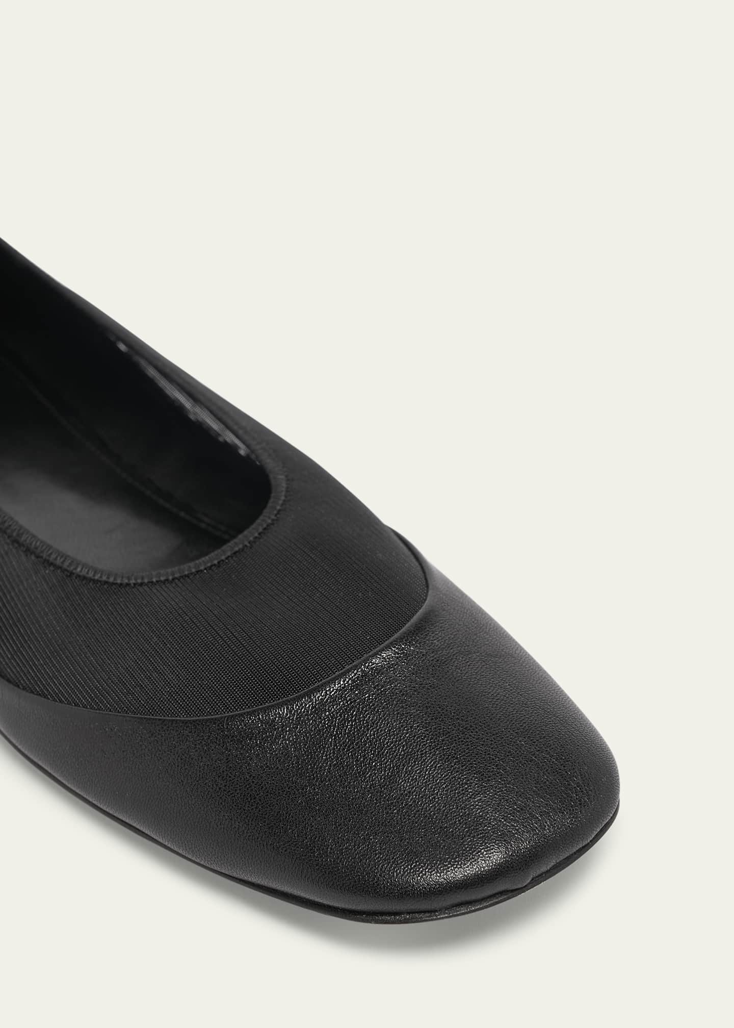 Glove Lambskin Leather Ballerina Flats