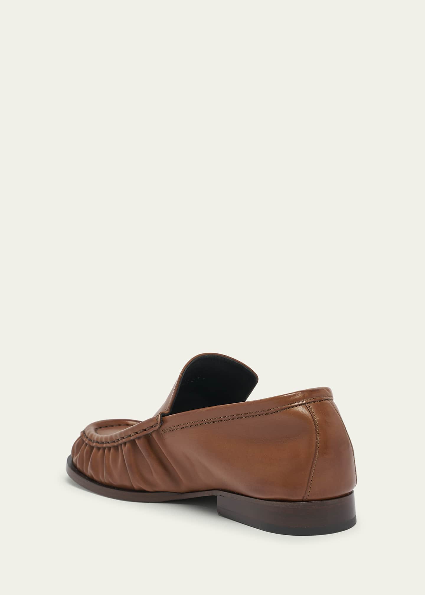 Dries Van Noten Moc-Toe Calf Leather Loafers - Bergdorf Goodman