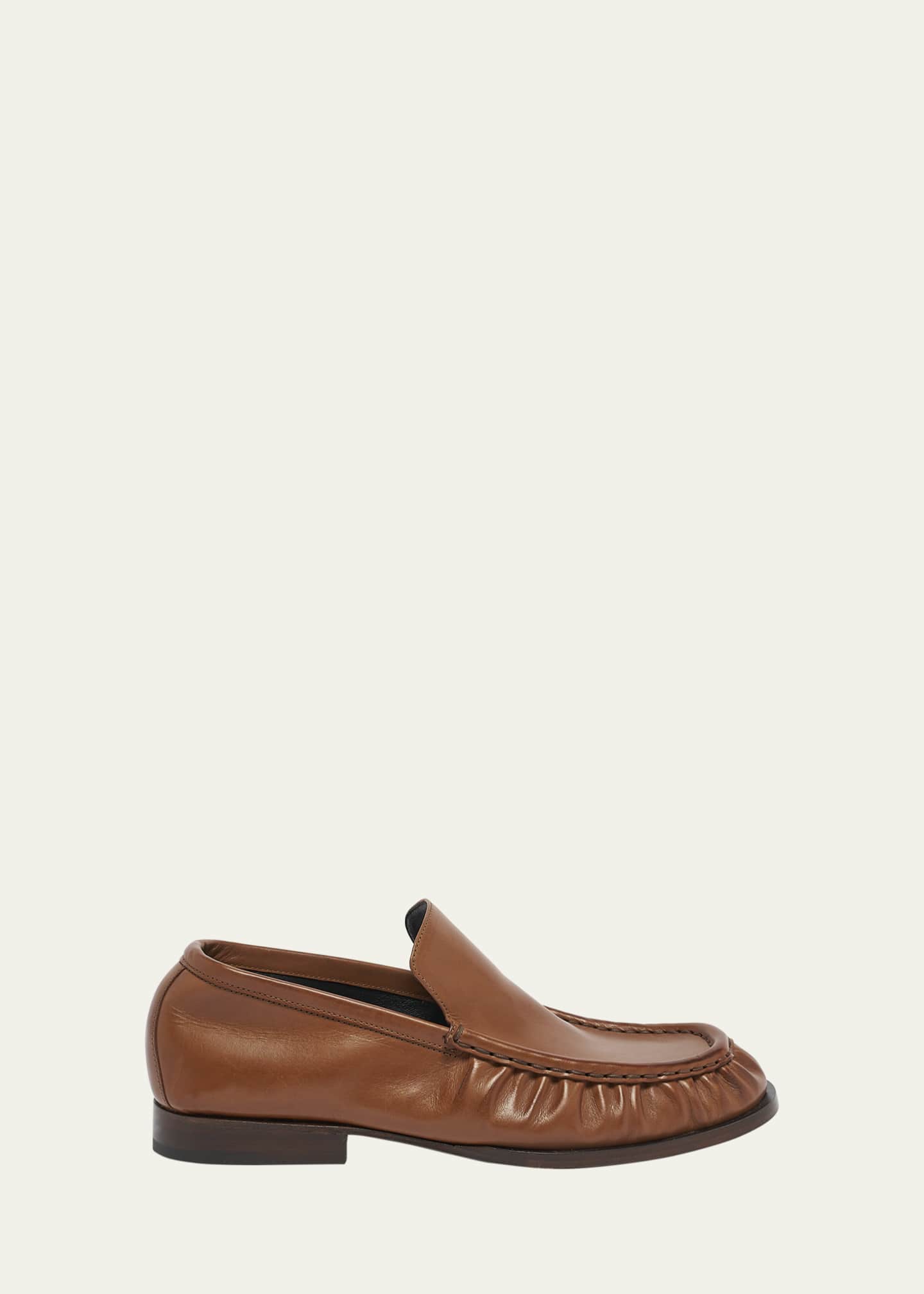 Dries Van Noten Moc-Toe Calf Leather Loafers - Bergdorf Goodman