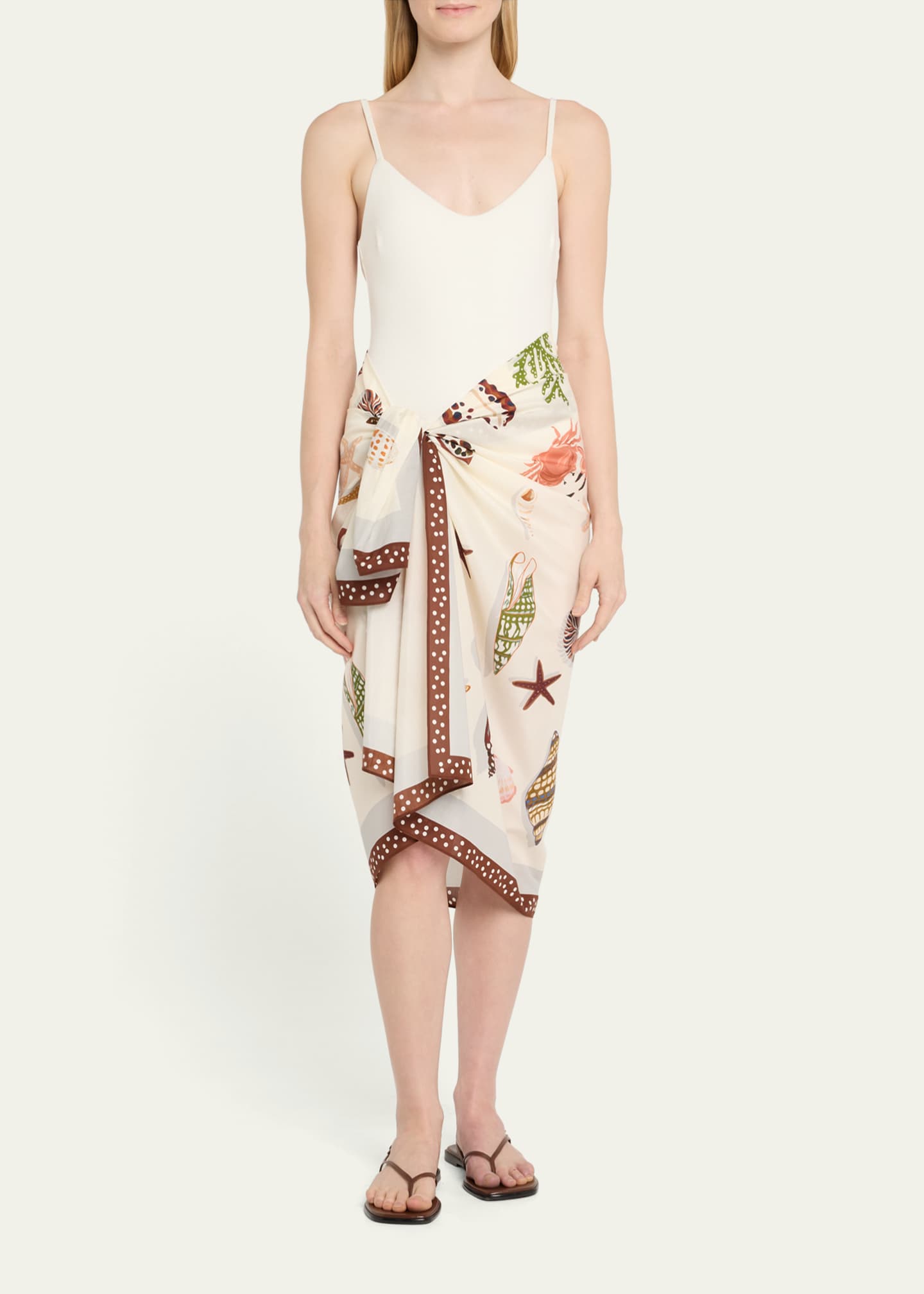 Eres Latte Sarong Coverup Image 2 of 5