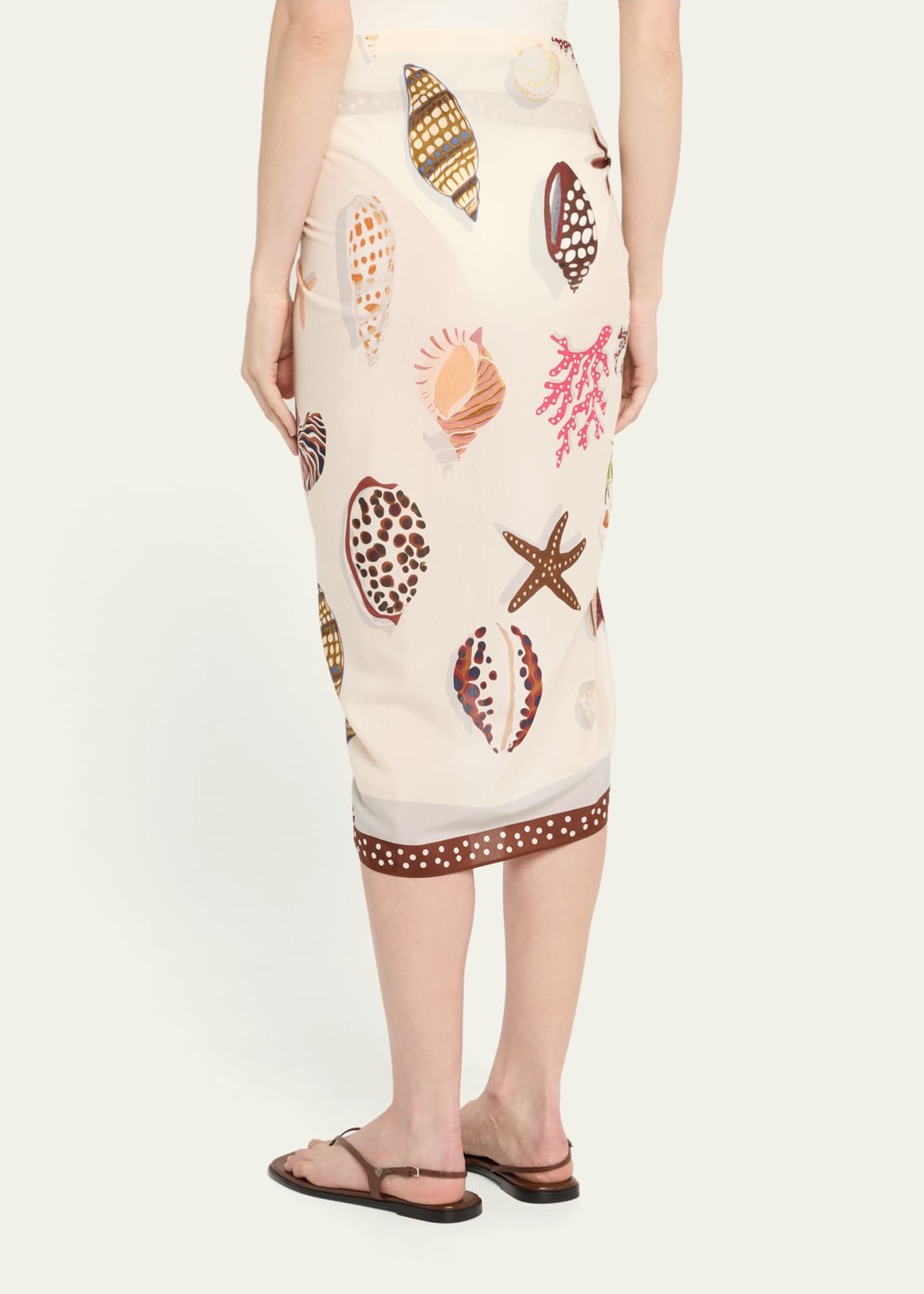 Eres Latte Sarong Coverup Image 3 of 5
