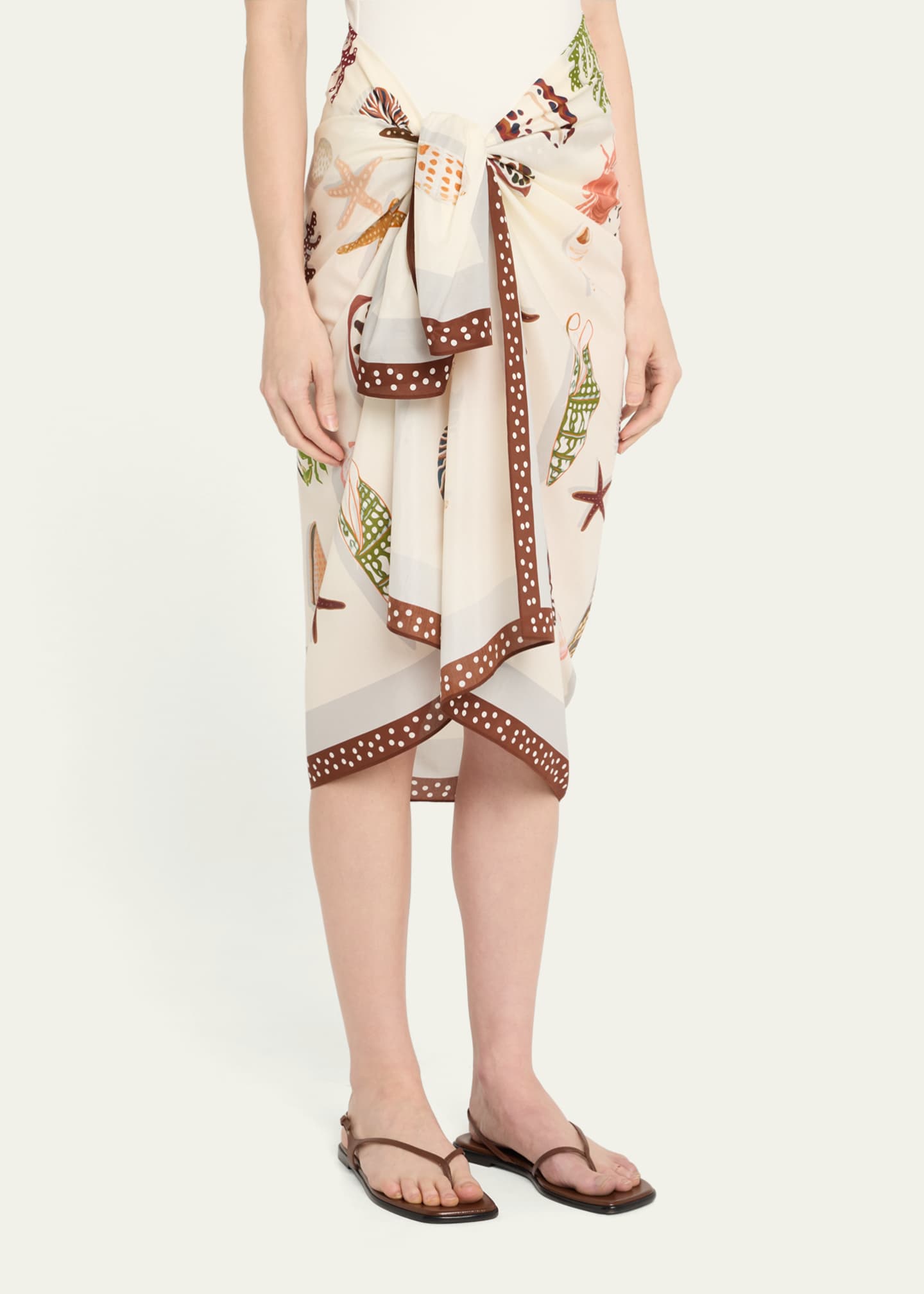 Eres Latte Sarong Coverup Image 4 of 5