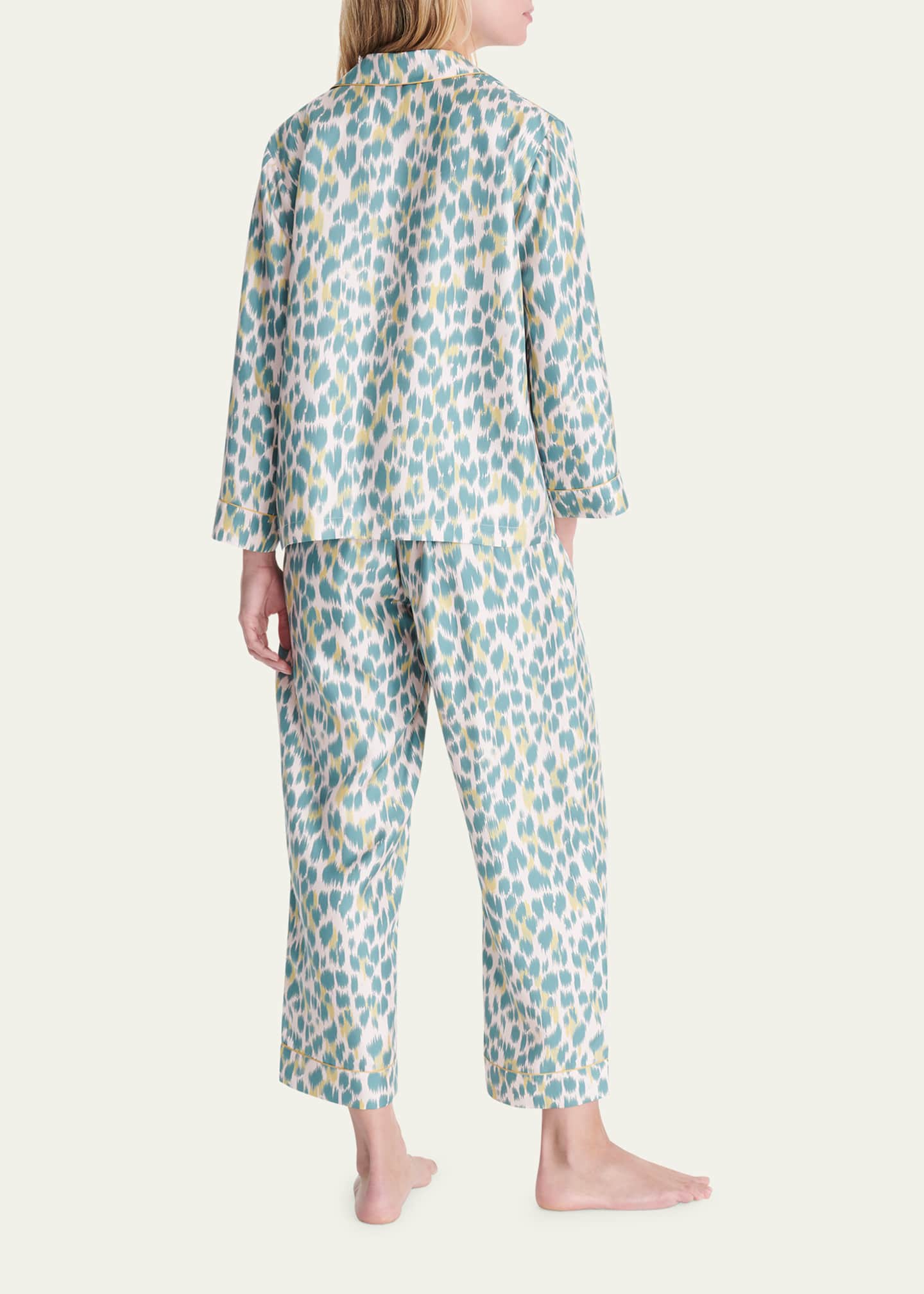 Eres Jaguar-Print Silk Shirt Image 3 of 4