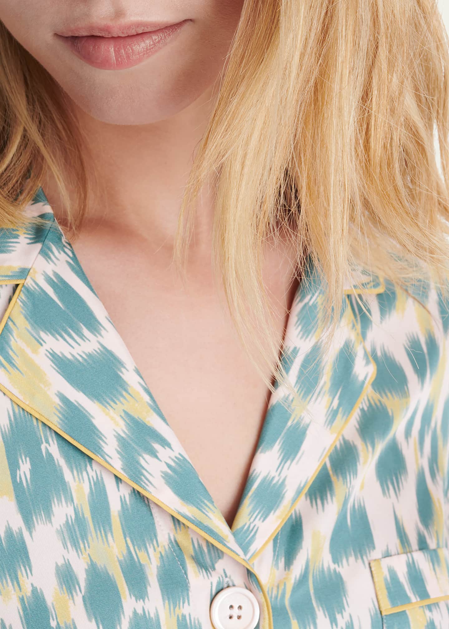Eres Jaguar-Print Silk Shirt Image 4 of 4
