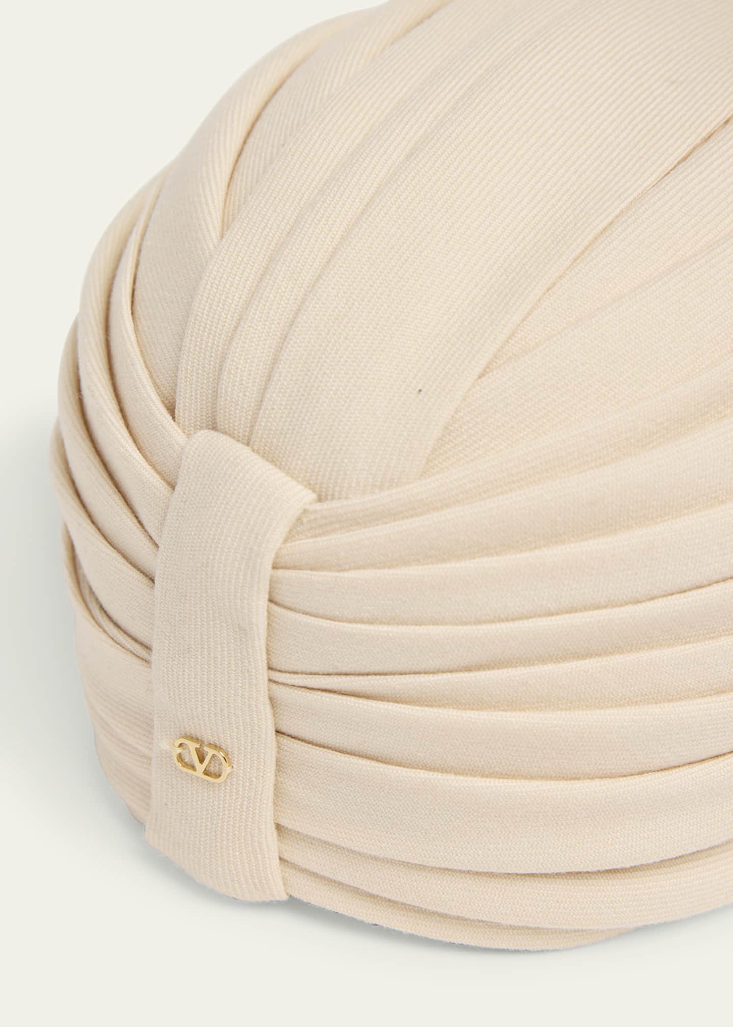 Valentino Virigin Wool V-Logo Turban Image 2 of 2