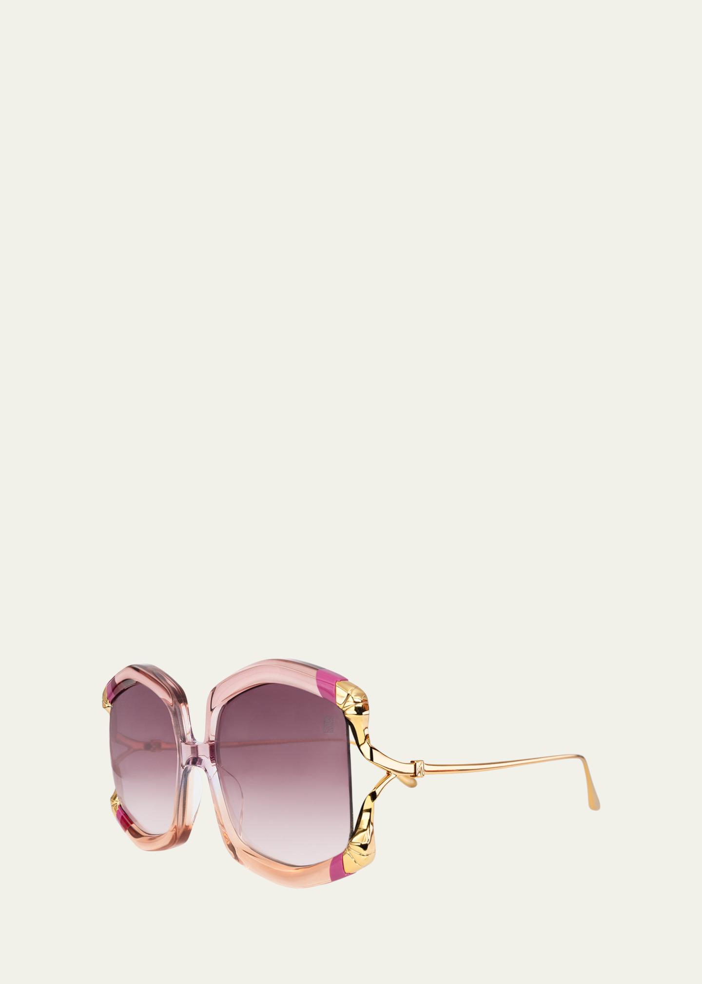 AnnaKarin Karlsson La Vie En Rose Sunglasses Bergdorf Goodman