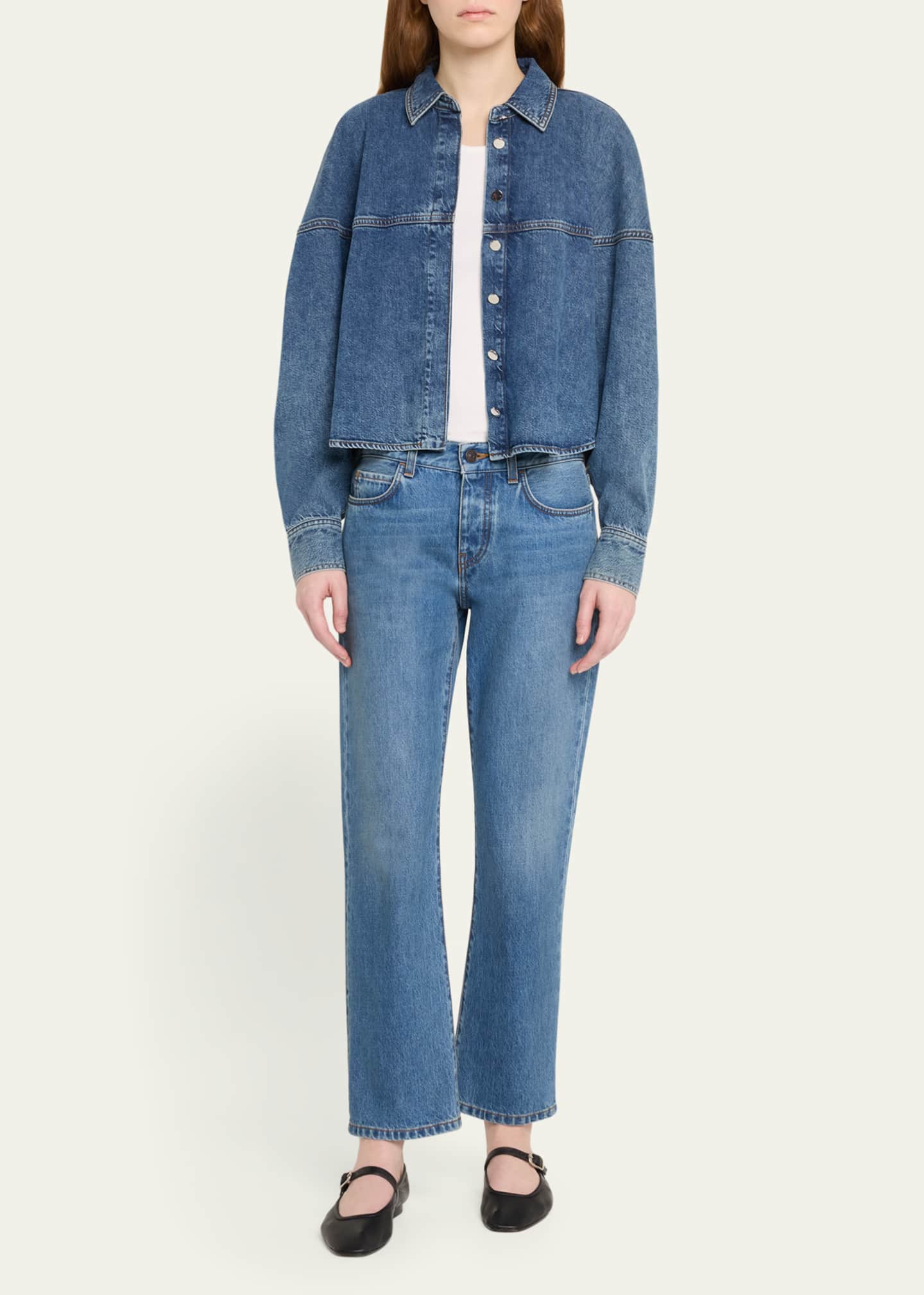 FRAME The Bubble Denim Shirt Image 2 of 5
