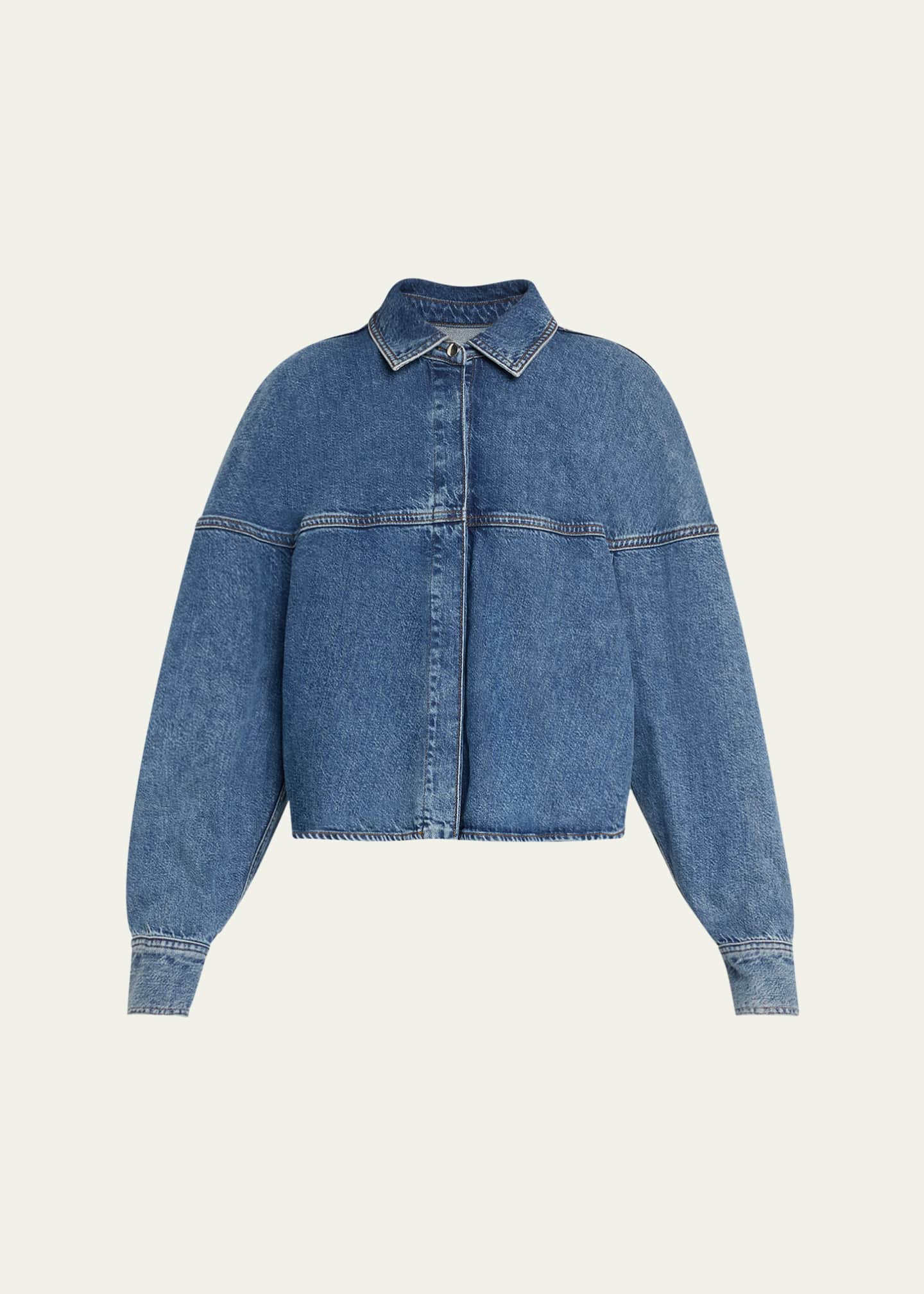 FRAME The Bubble Denim Shirt Image 1 of 5