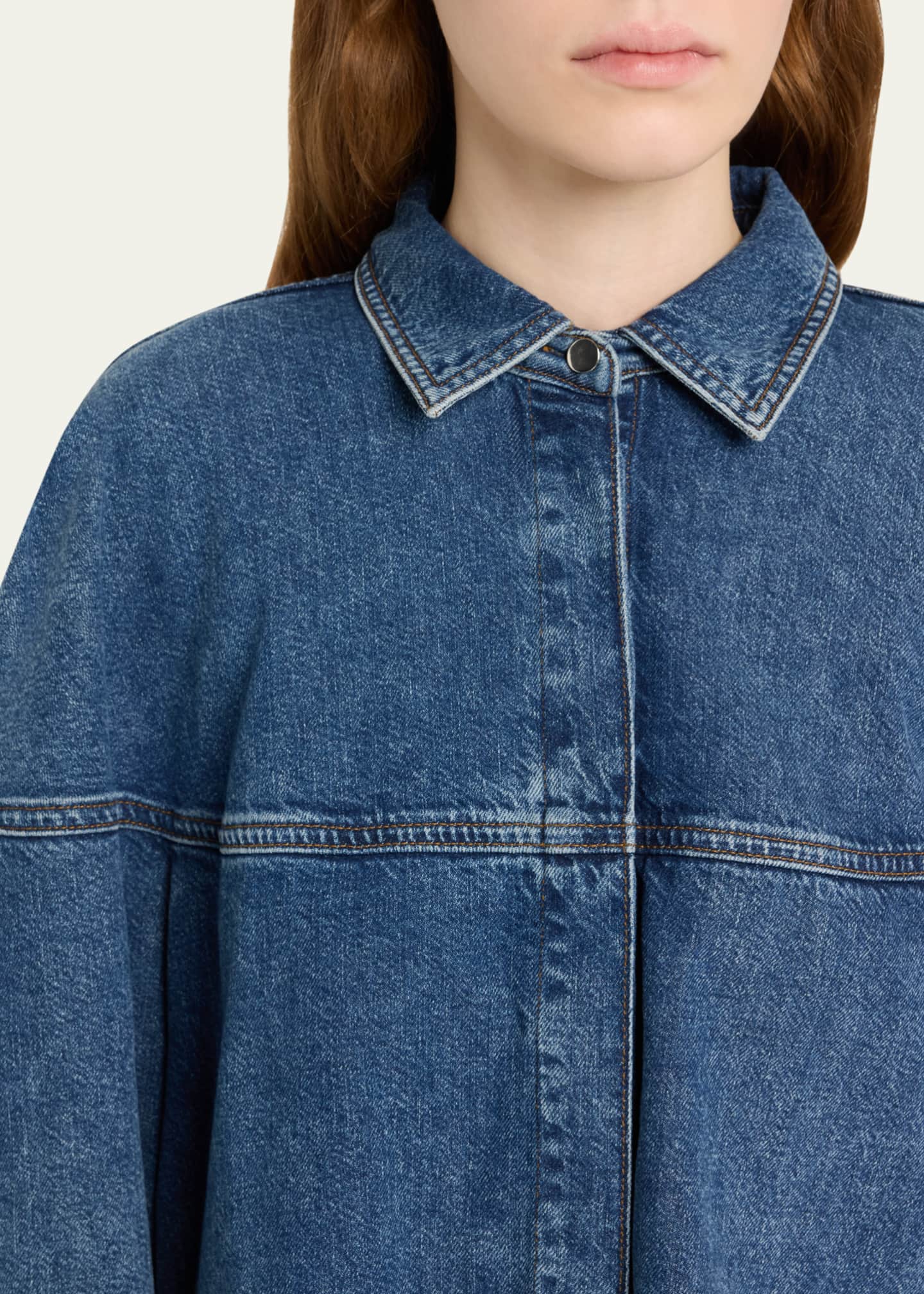 FRAME The Bubble Denim Shirt Image 5 of 5