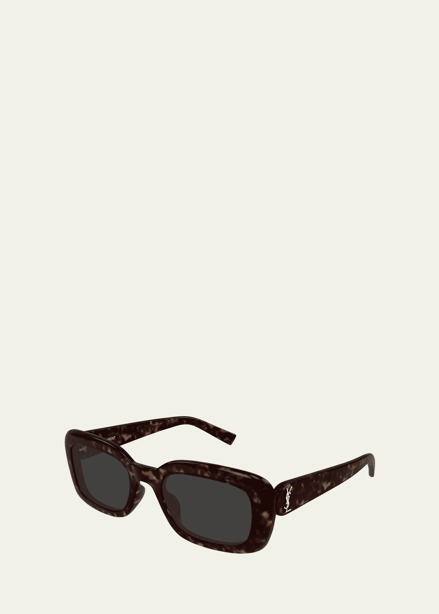 Saint Laurent Recycled Acetate Rectangular Sunglasses - Bergdorf Goodman