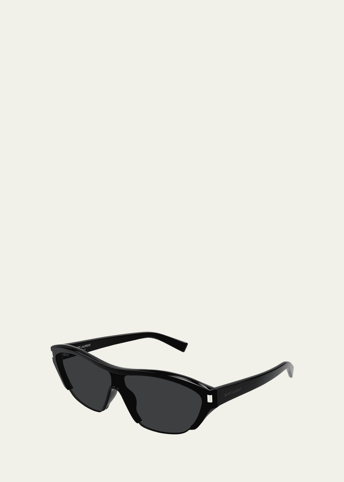 Saint Laurent Recycled Acetate Shield Sunglasses Image 2 of 2