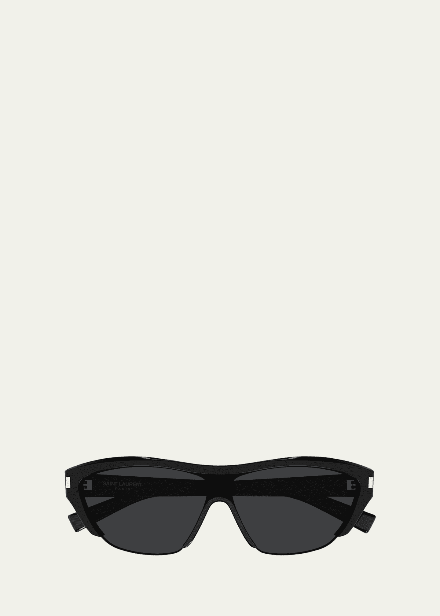 Saint Laurent Recycled Acetate Shield Sunglasses Image 1 of 2