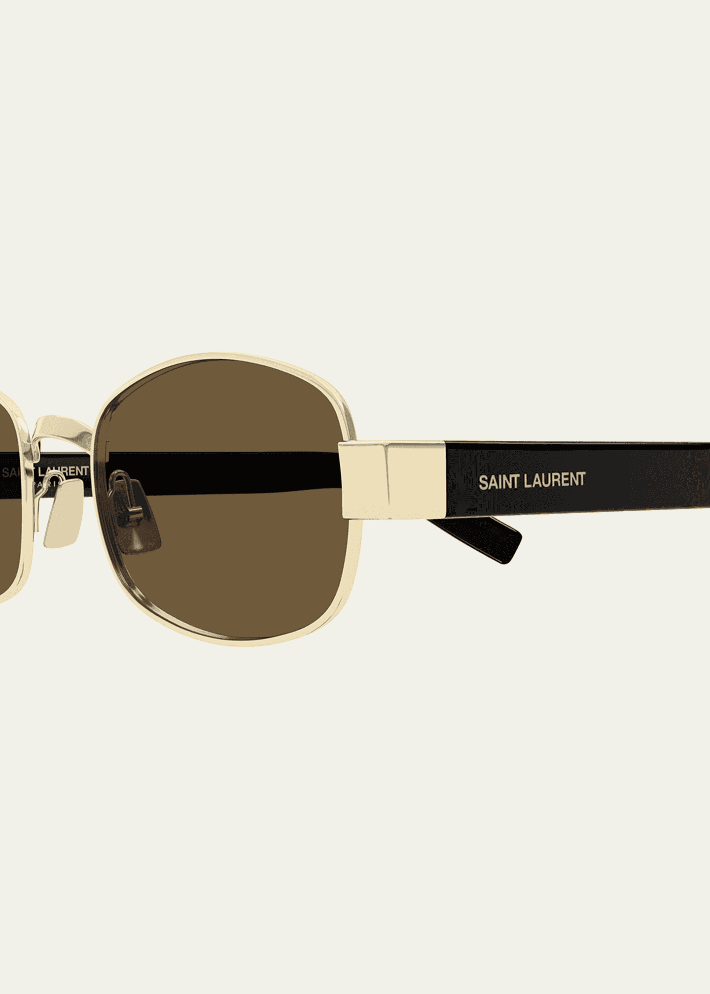 Saint Laurent Unisex Round Metal Sunglasses Image 3 of 3